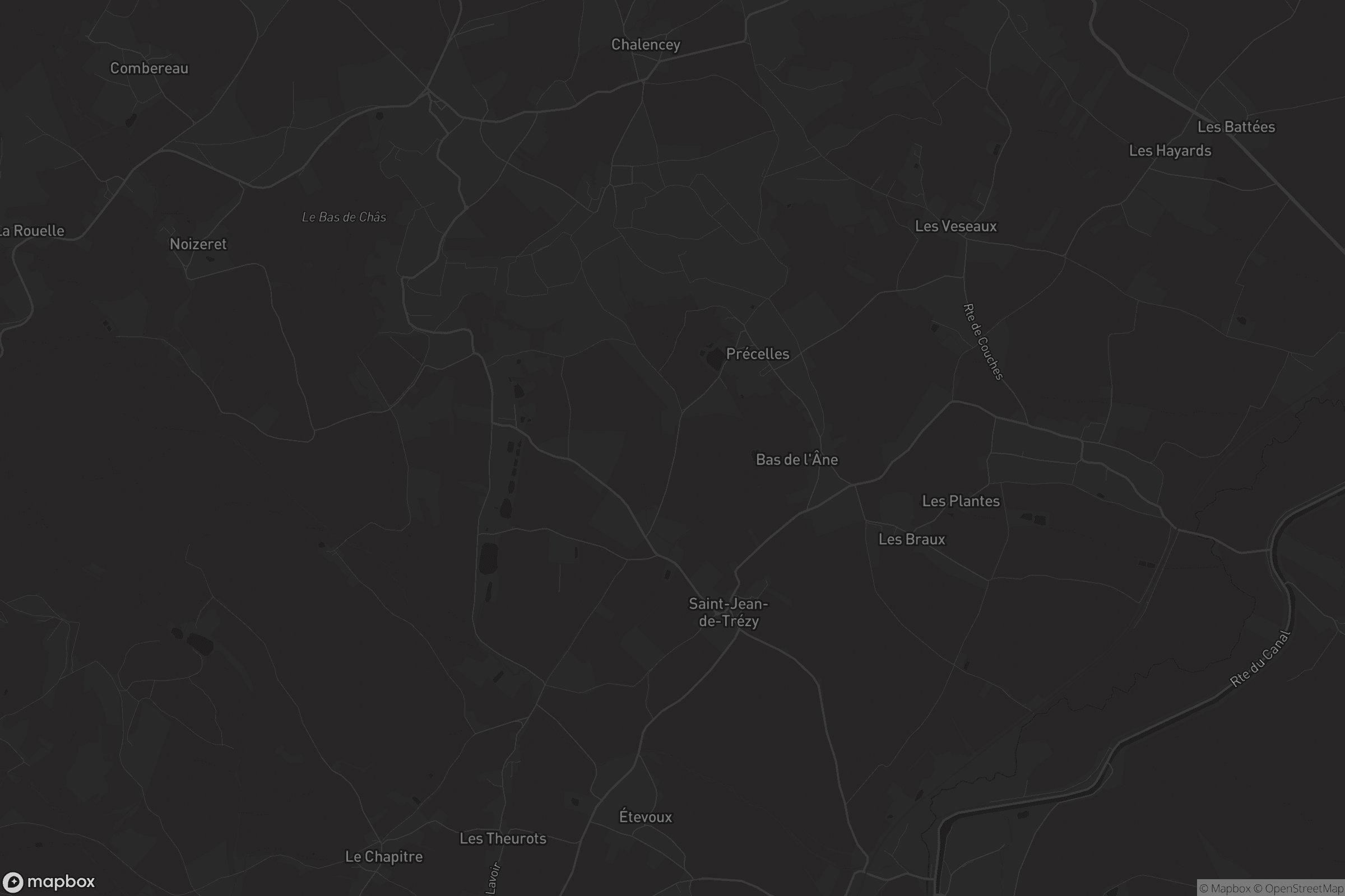 Carte de Saint-Jean-de-Trézy