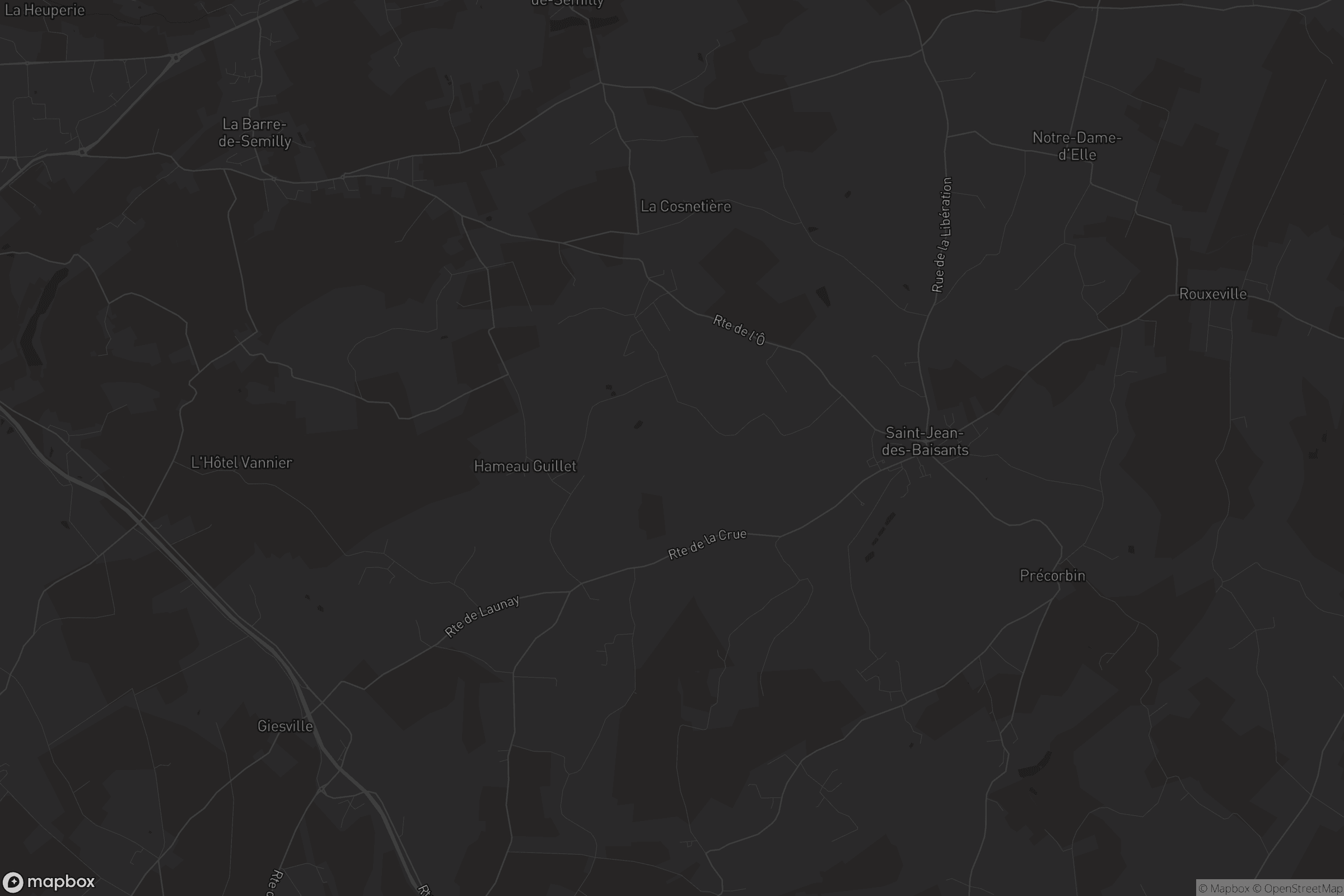 Carte de Saint-Jean-des-Baisants