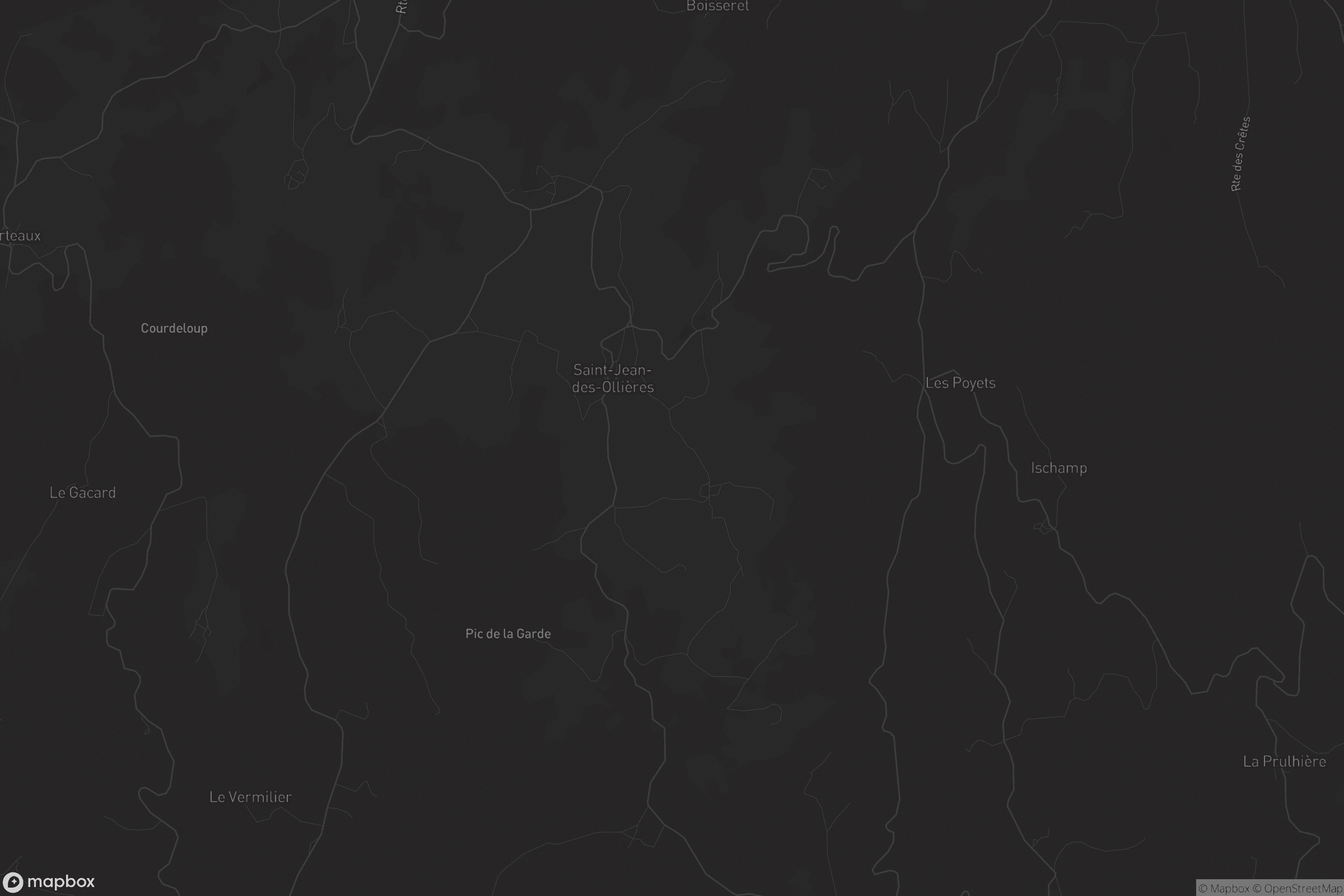 Carte de Saint-Jean-des-Ollières