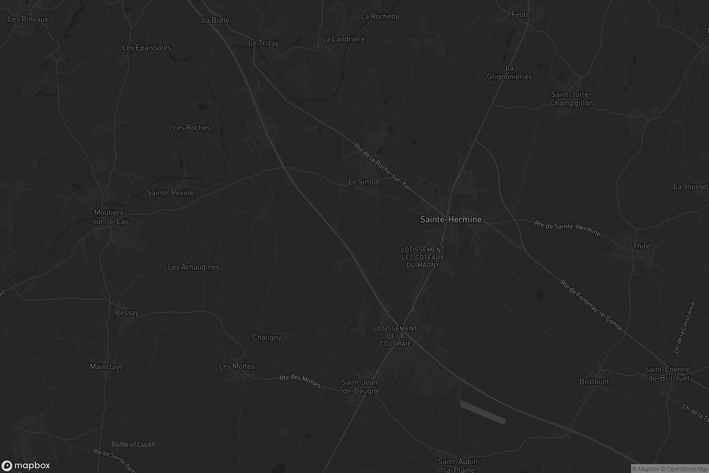 Carte de Saint-Jean-d'Hermine