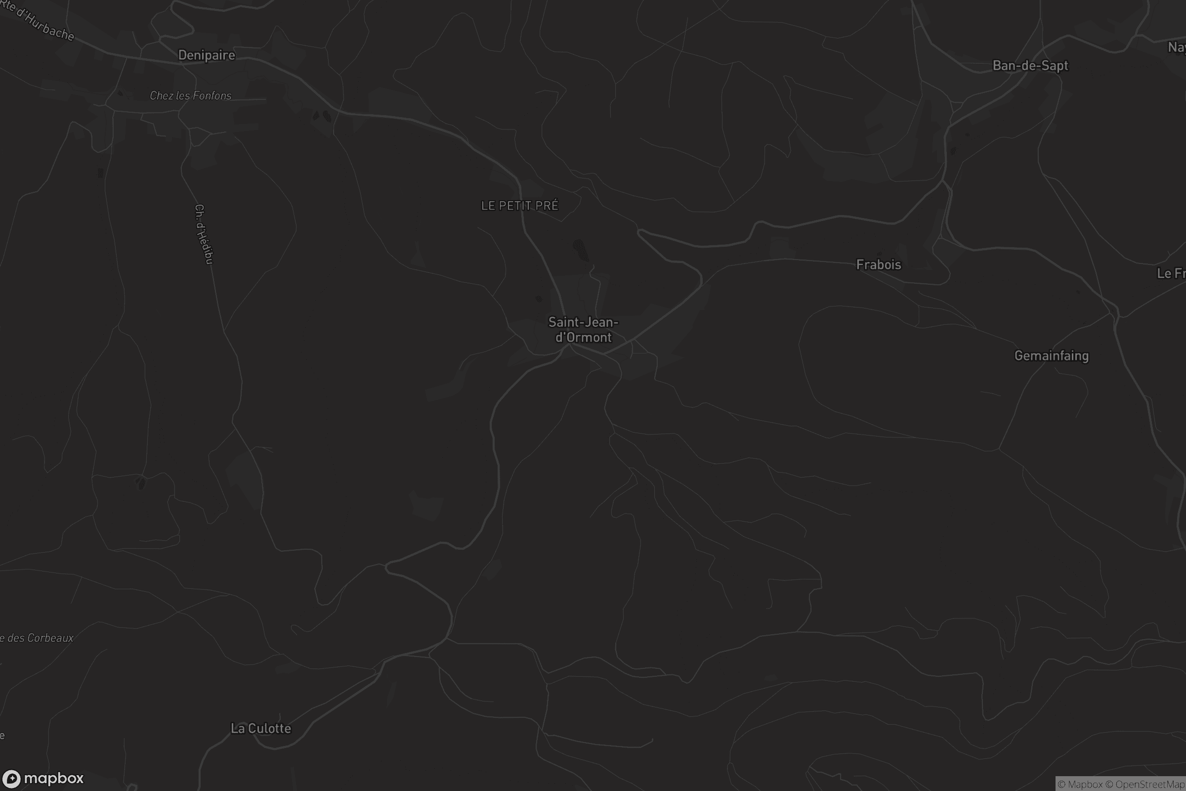 Carte de Saint-Jean-d'Ormont