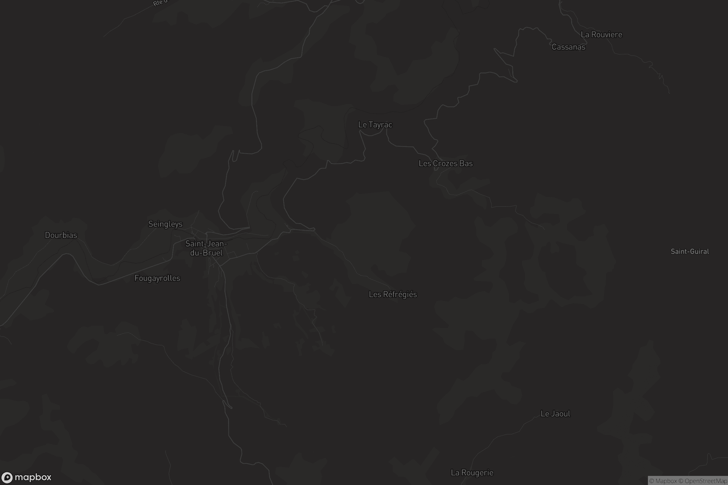 Carte de Saint-Jean-du-Bruel