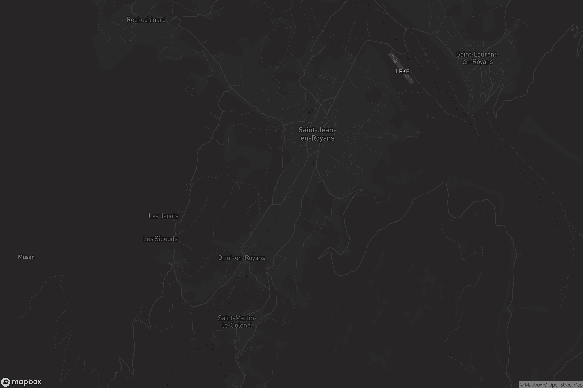 Carte de Saint-Jean-en-Royans