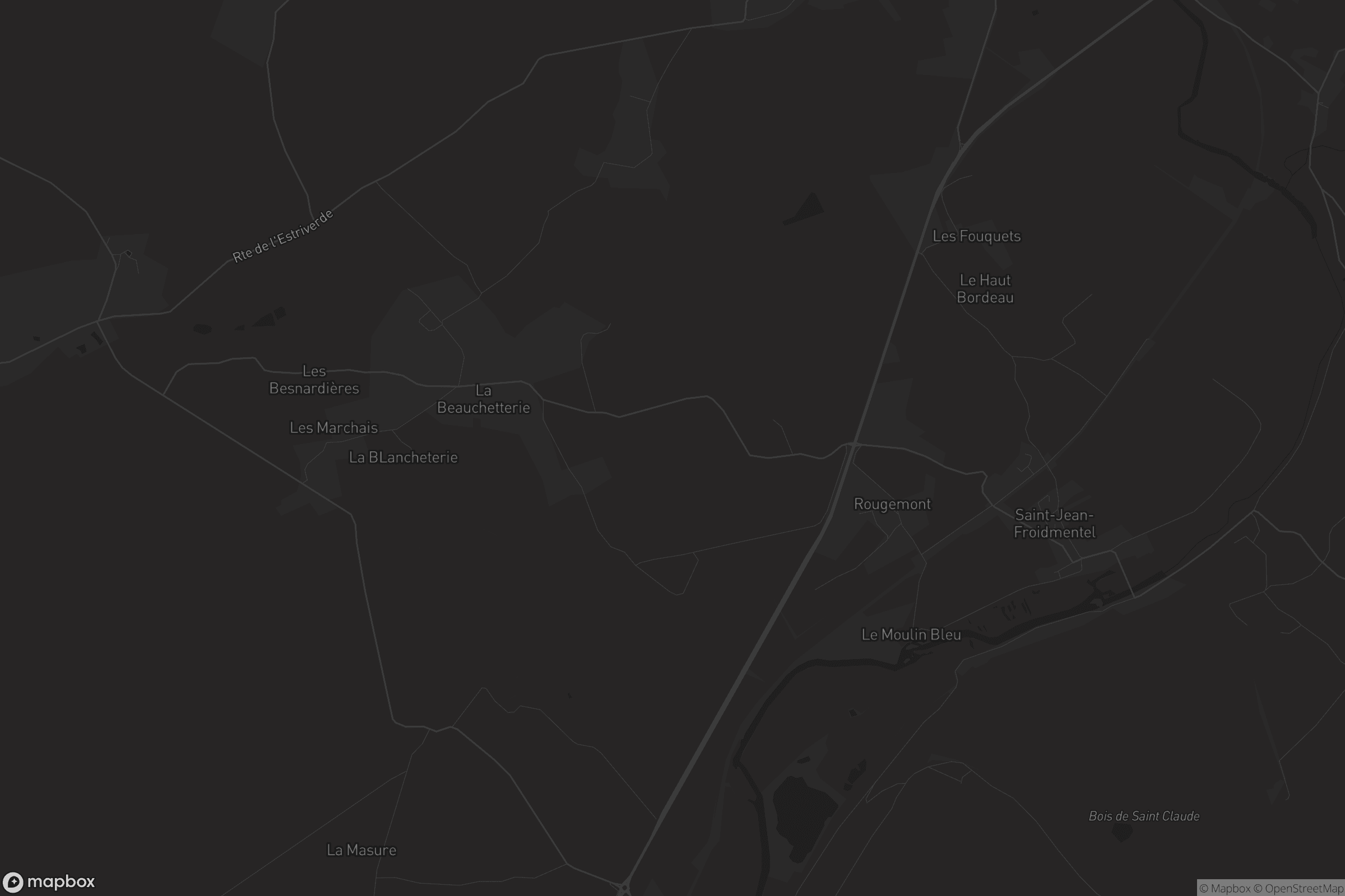 Carte de Saint-Jean-Froidmentel