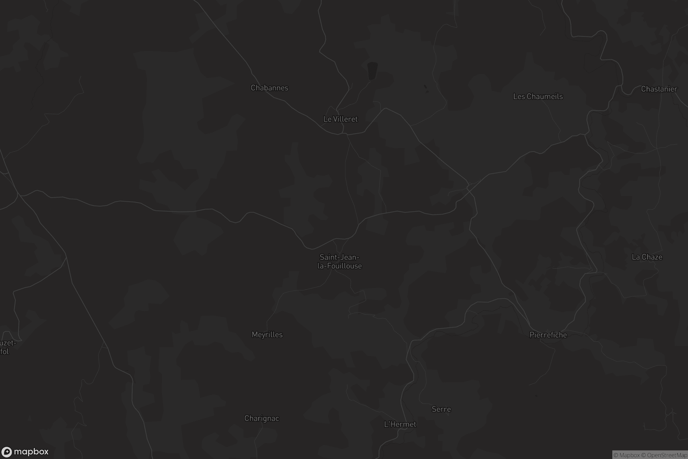 Carte de Saint-Jean-la-Fouillouse