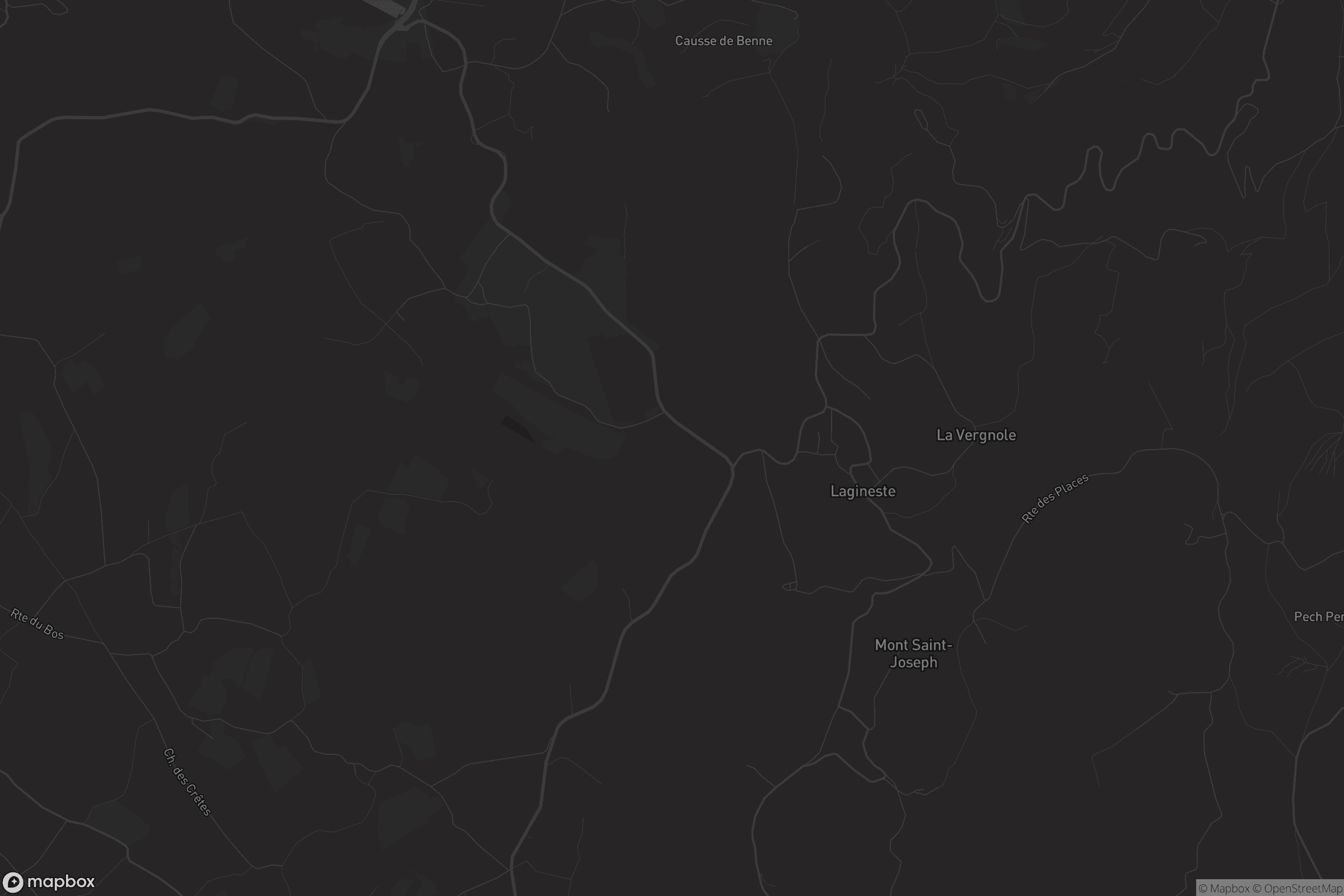 Carte de Saint-Jean-Lagineste