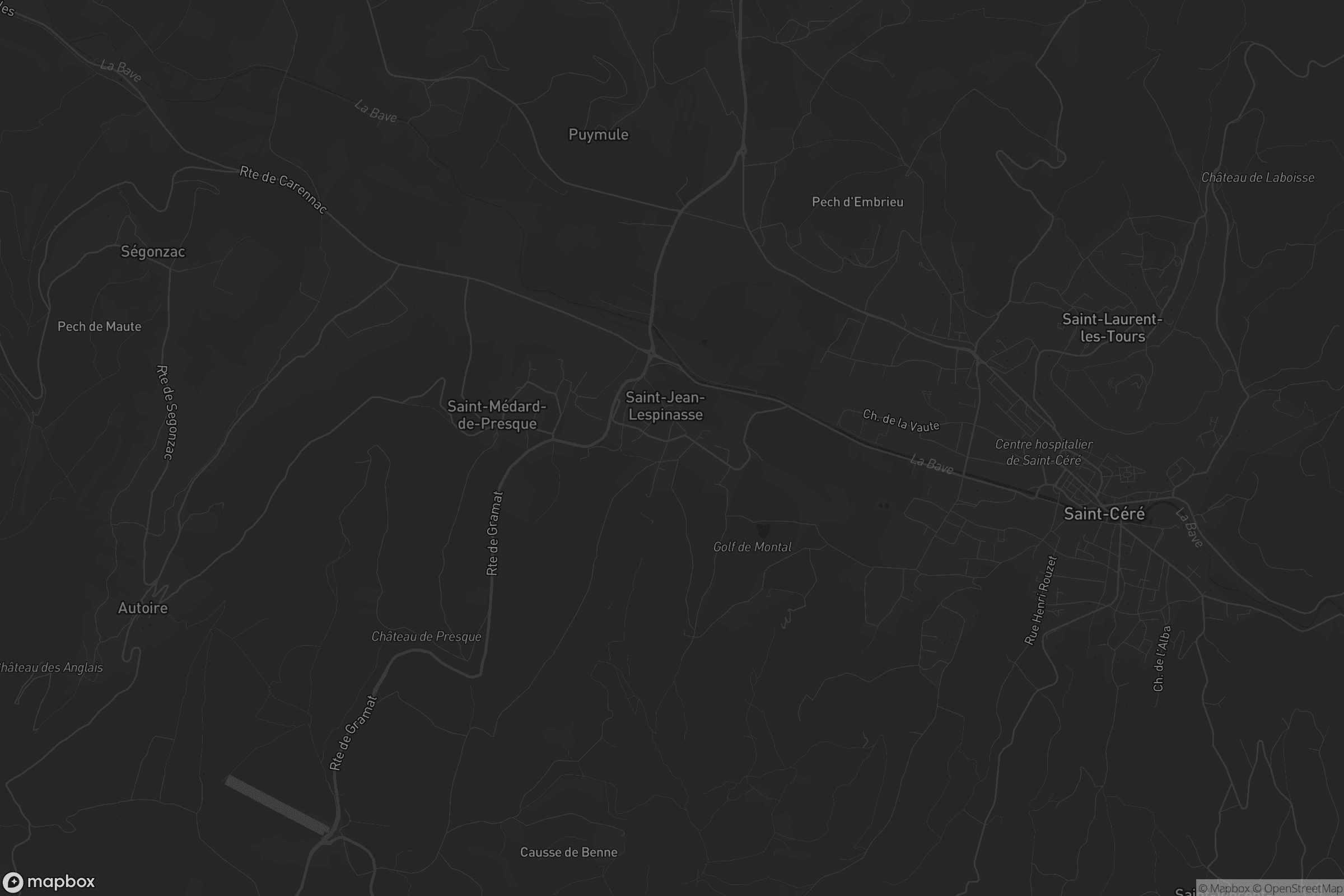 Carte de Saint-Jean-Lespinasse