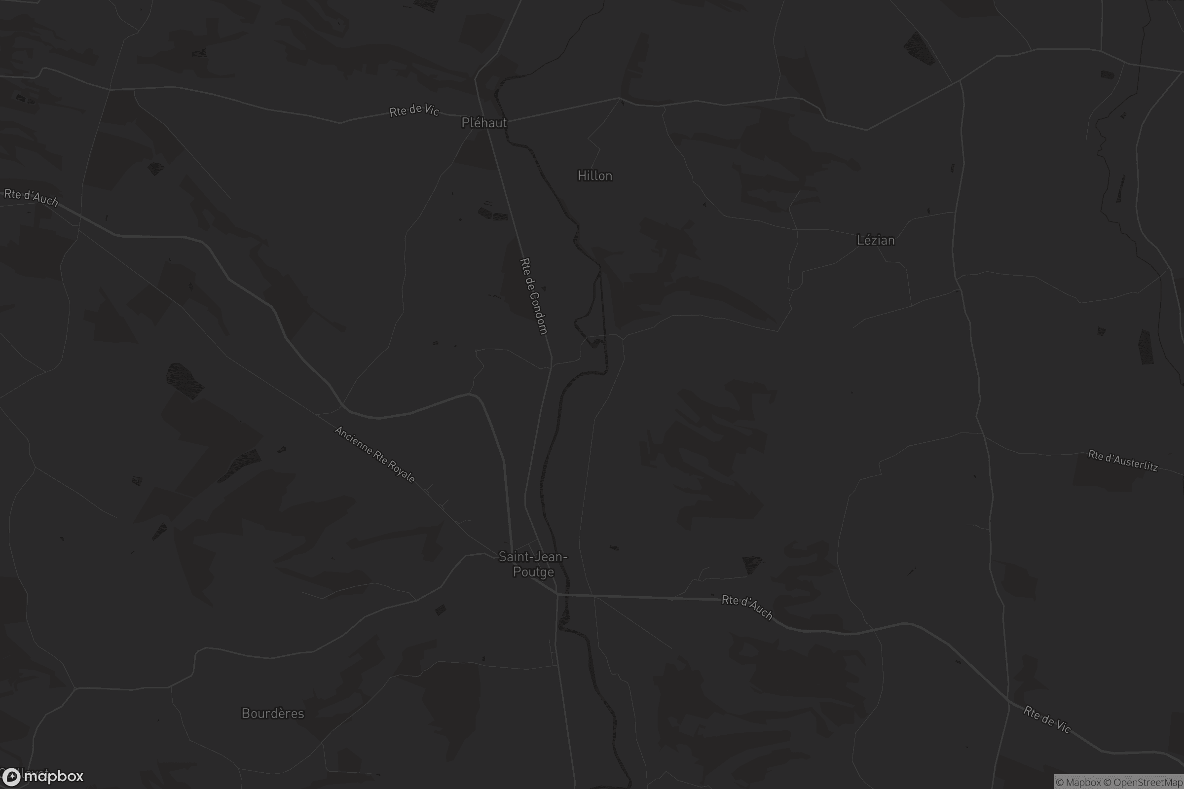 Carte de Saint-Jean-Poutge