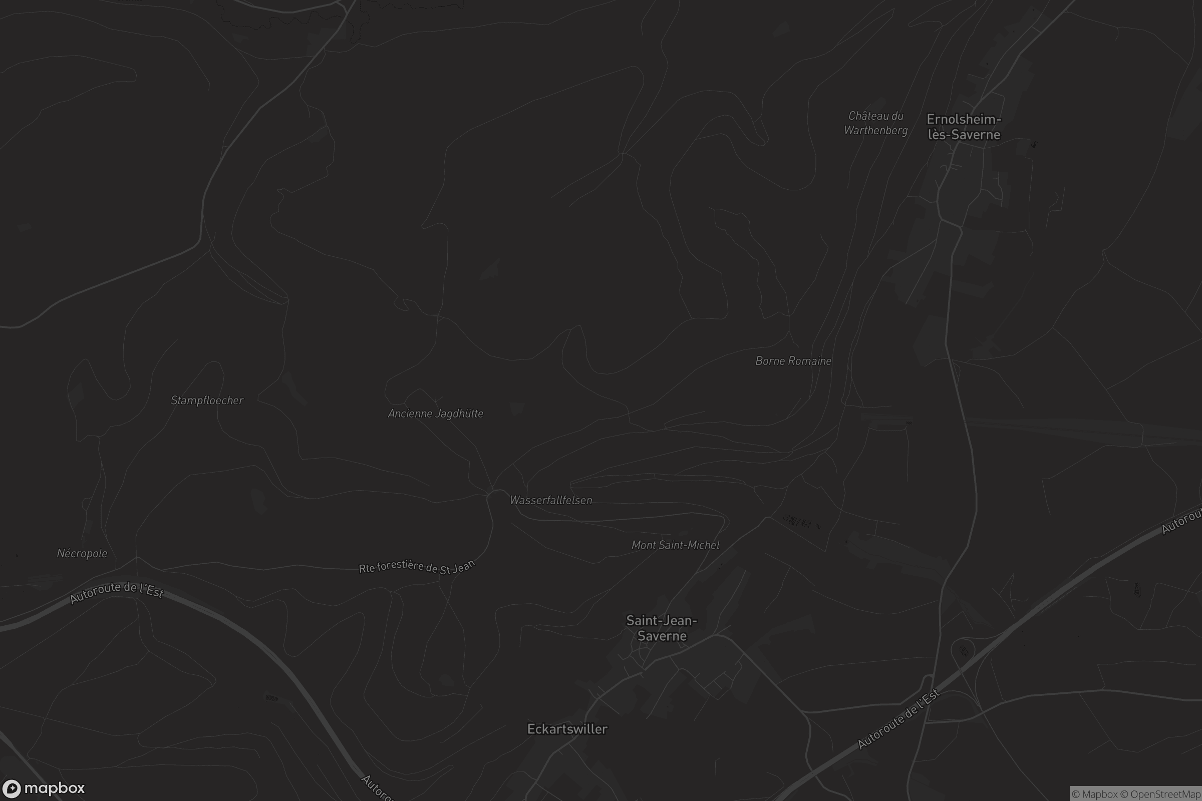 Carte de Saint-Jean-Saverne