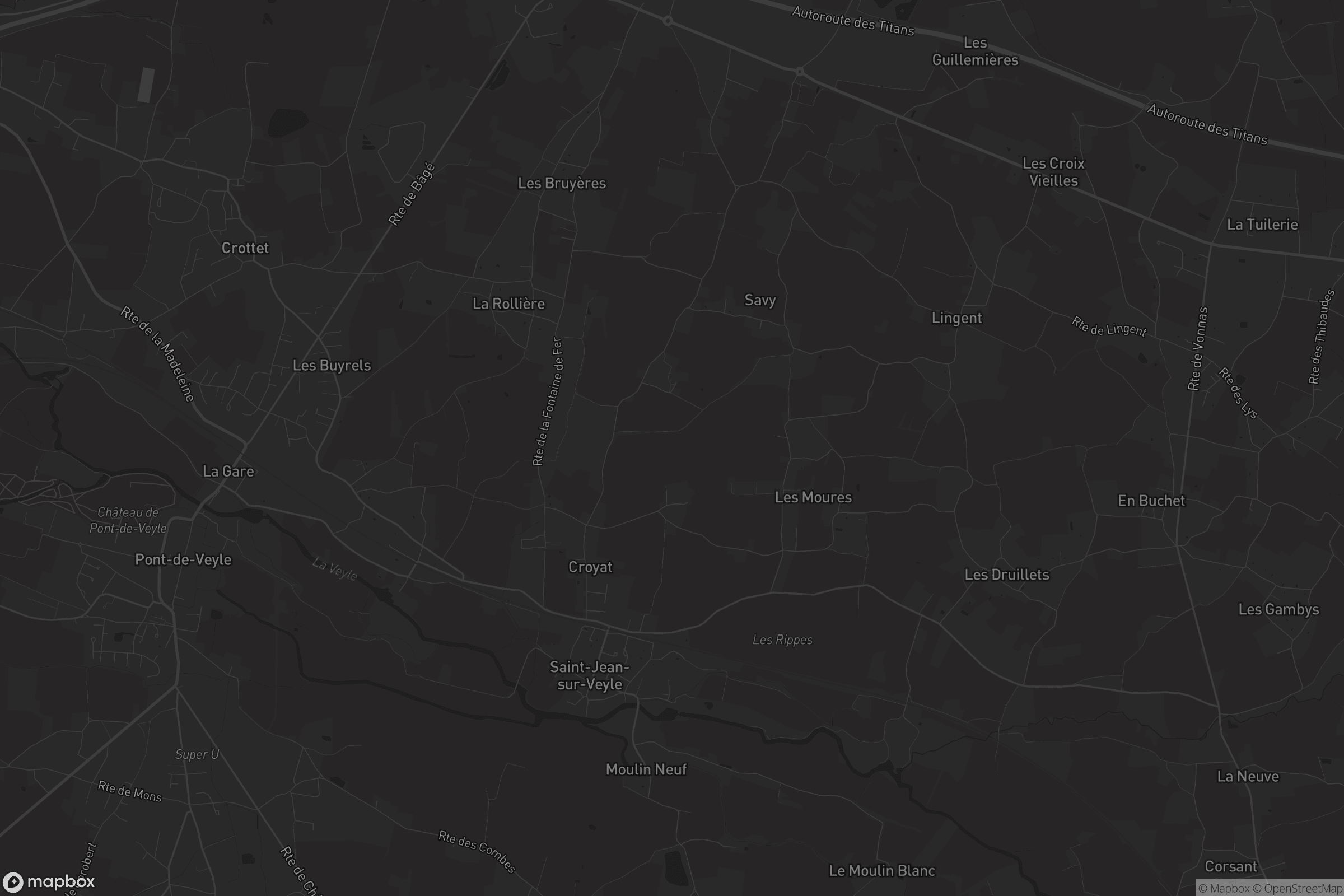 Carte de Saint-Jean-sur-Veyle