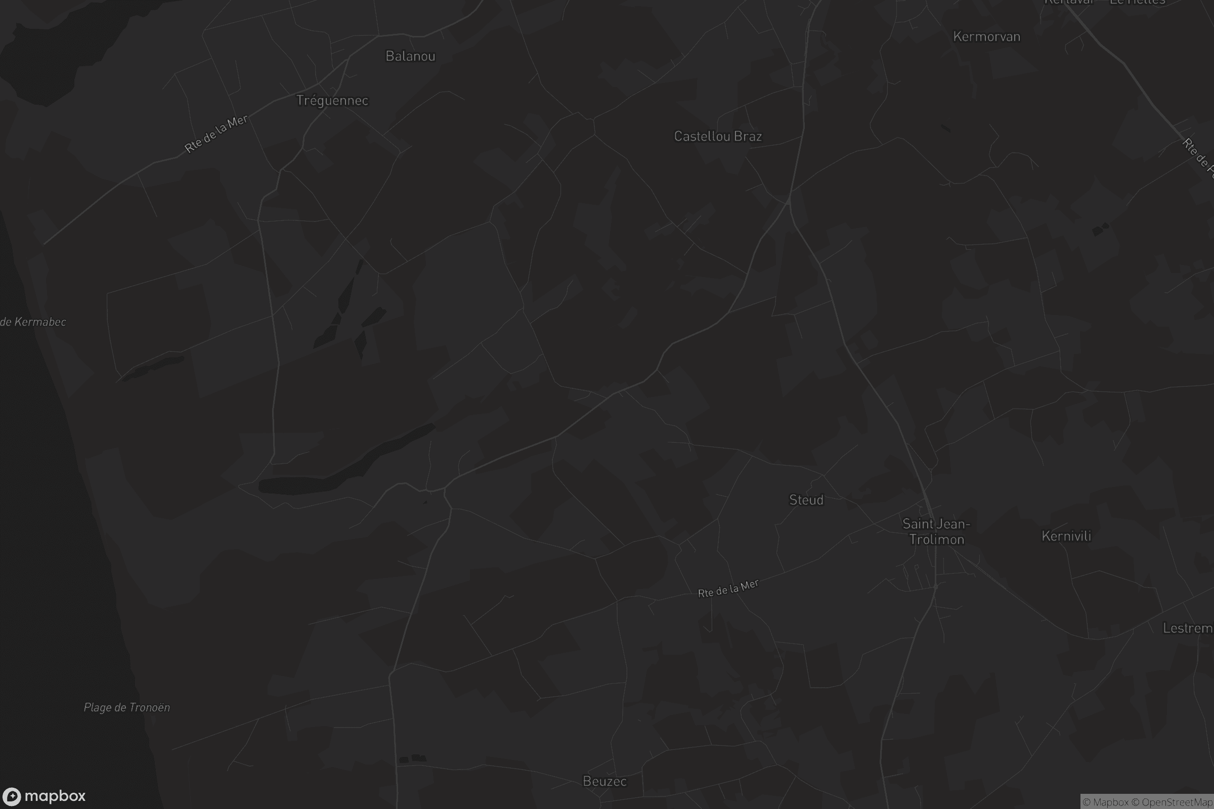 Carte de Saint-Jean-Trolimon