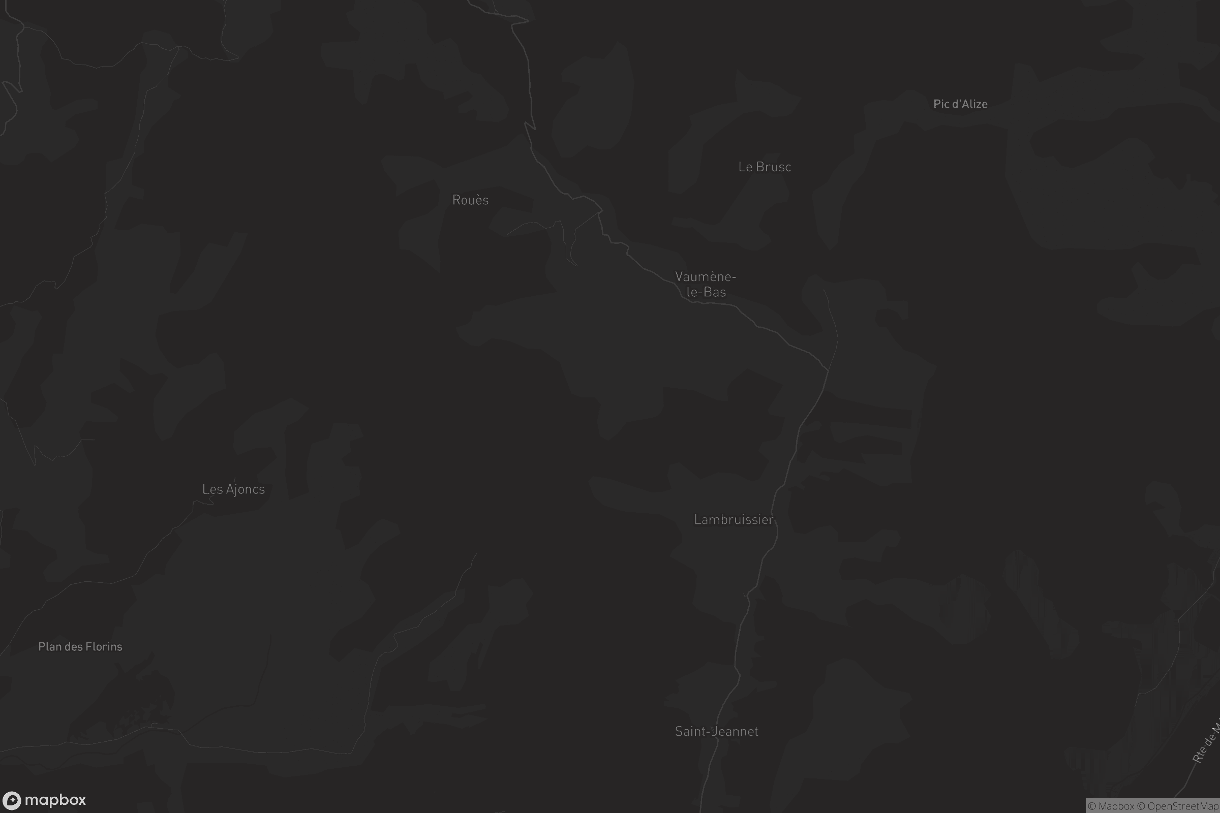 Carte de Saint-Jeannet