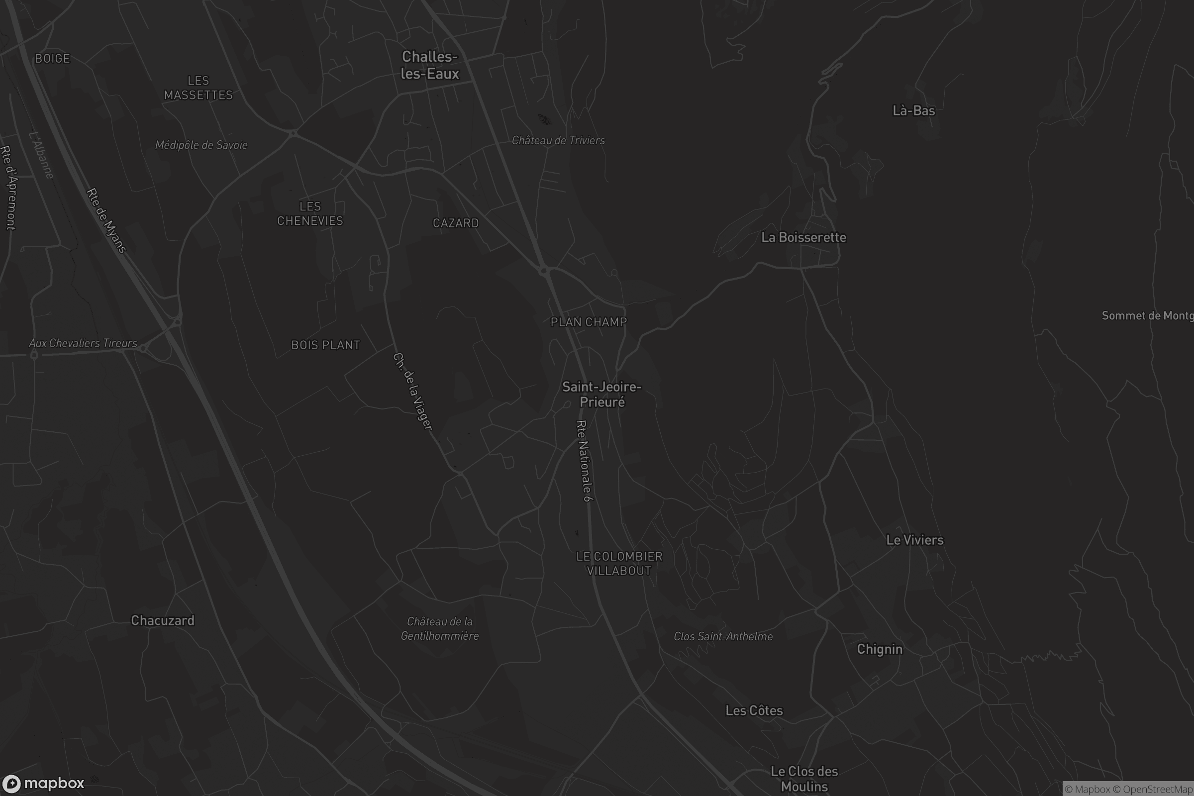 Carte de Saint-Jeoire-Prieuré