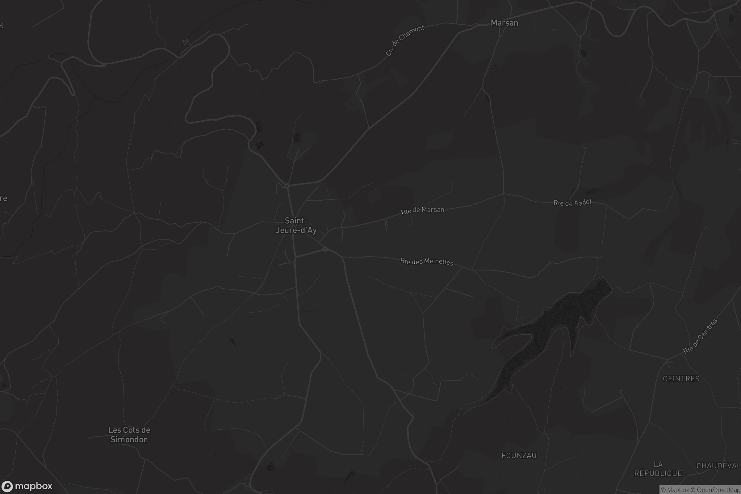 Carte de Saint-Jeure-d'Ay