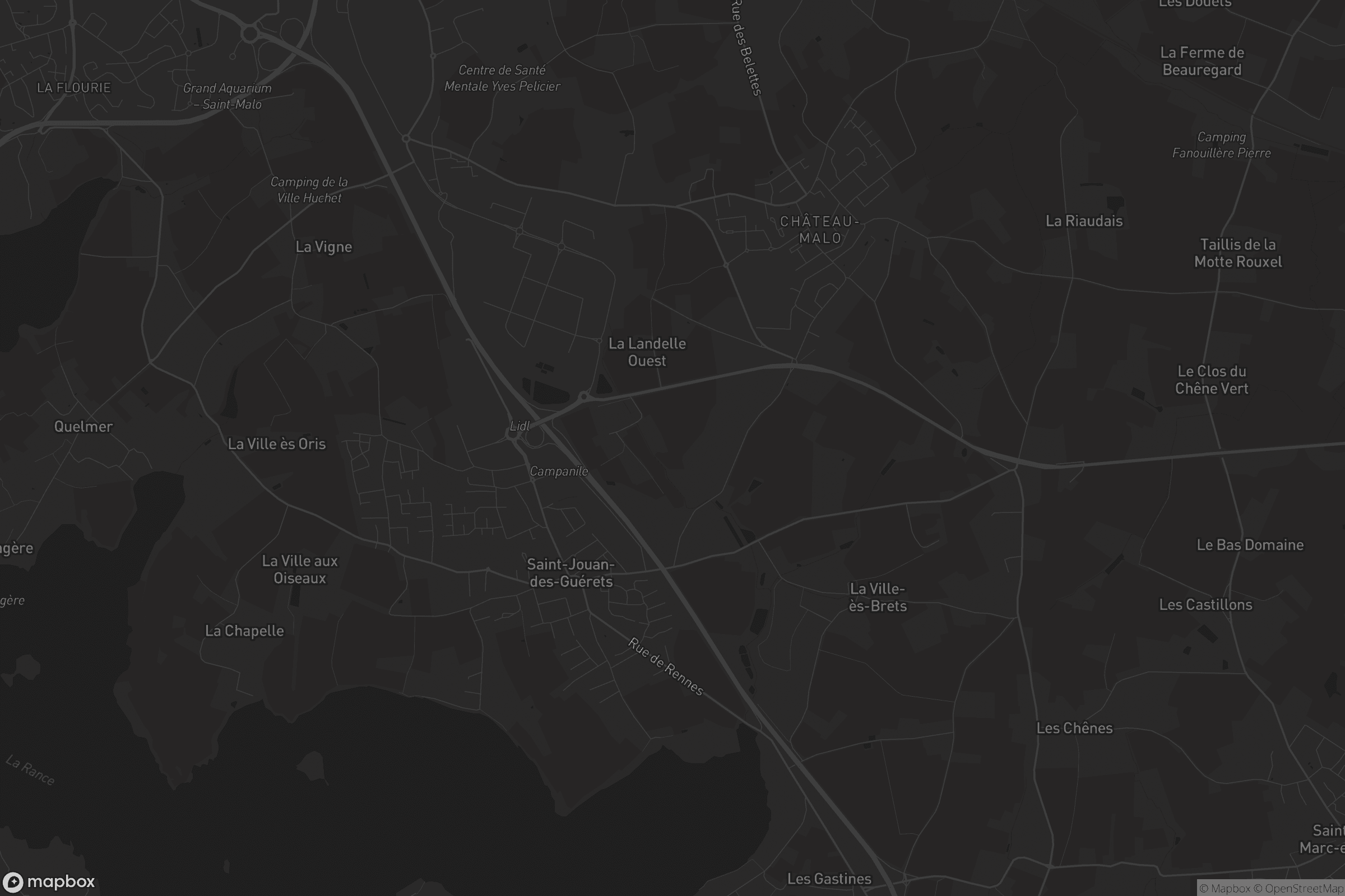 Carte de Saint-Jouan-des-Guérets