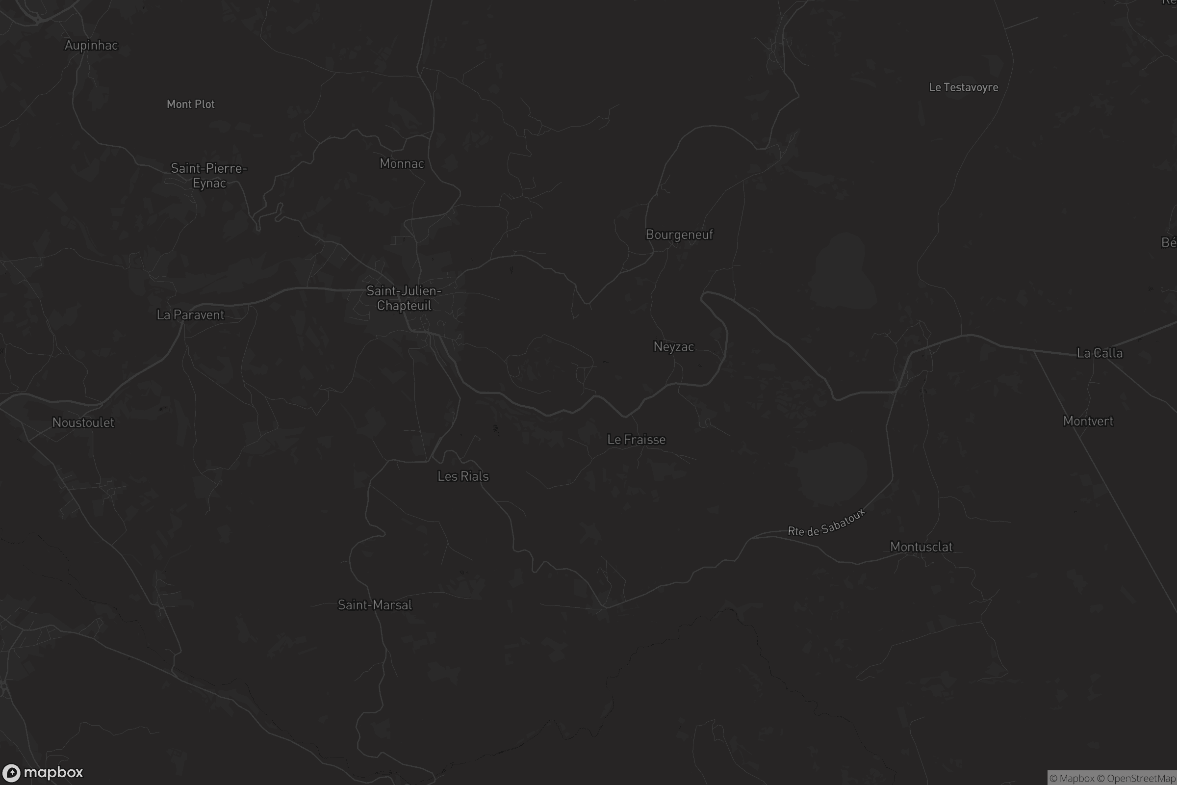 Carte de Saint-Julien-Chapteuil