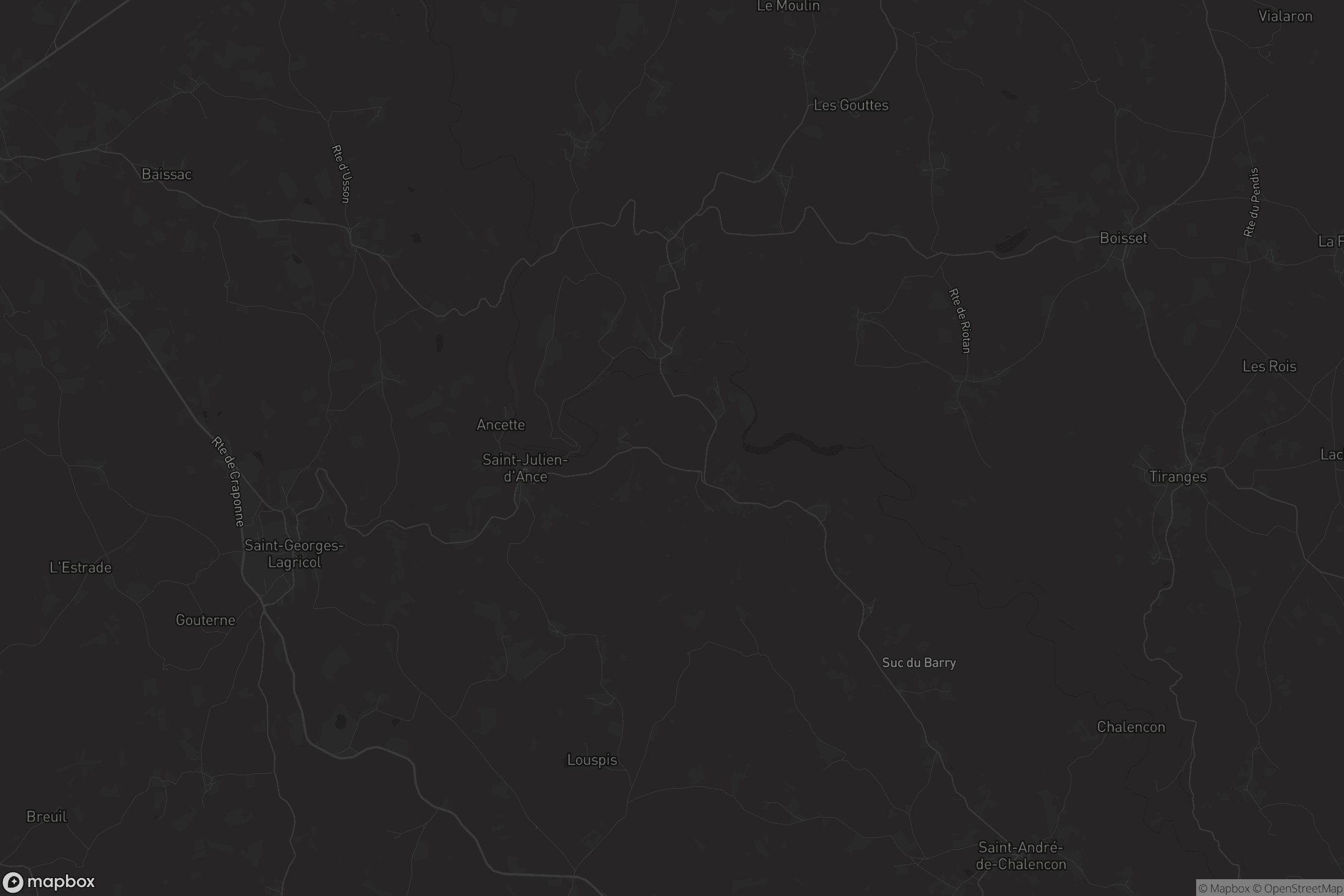 Carte de Saint-Julien-d'Ance