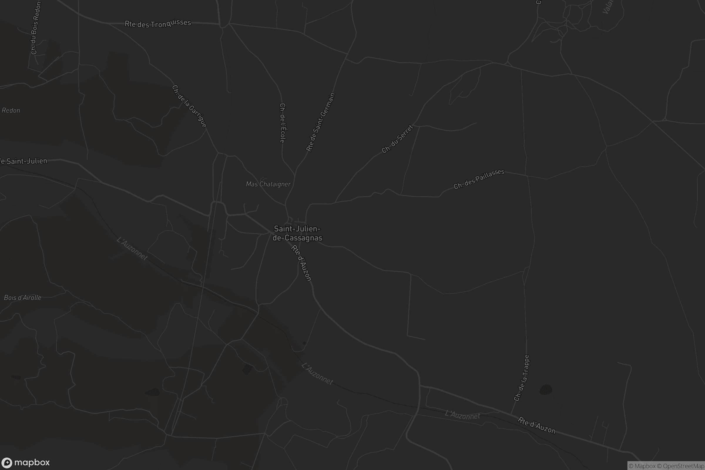 Carte de Saint-Julien-de-Cassagnas