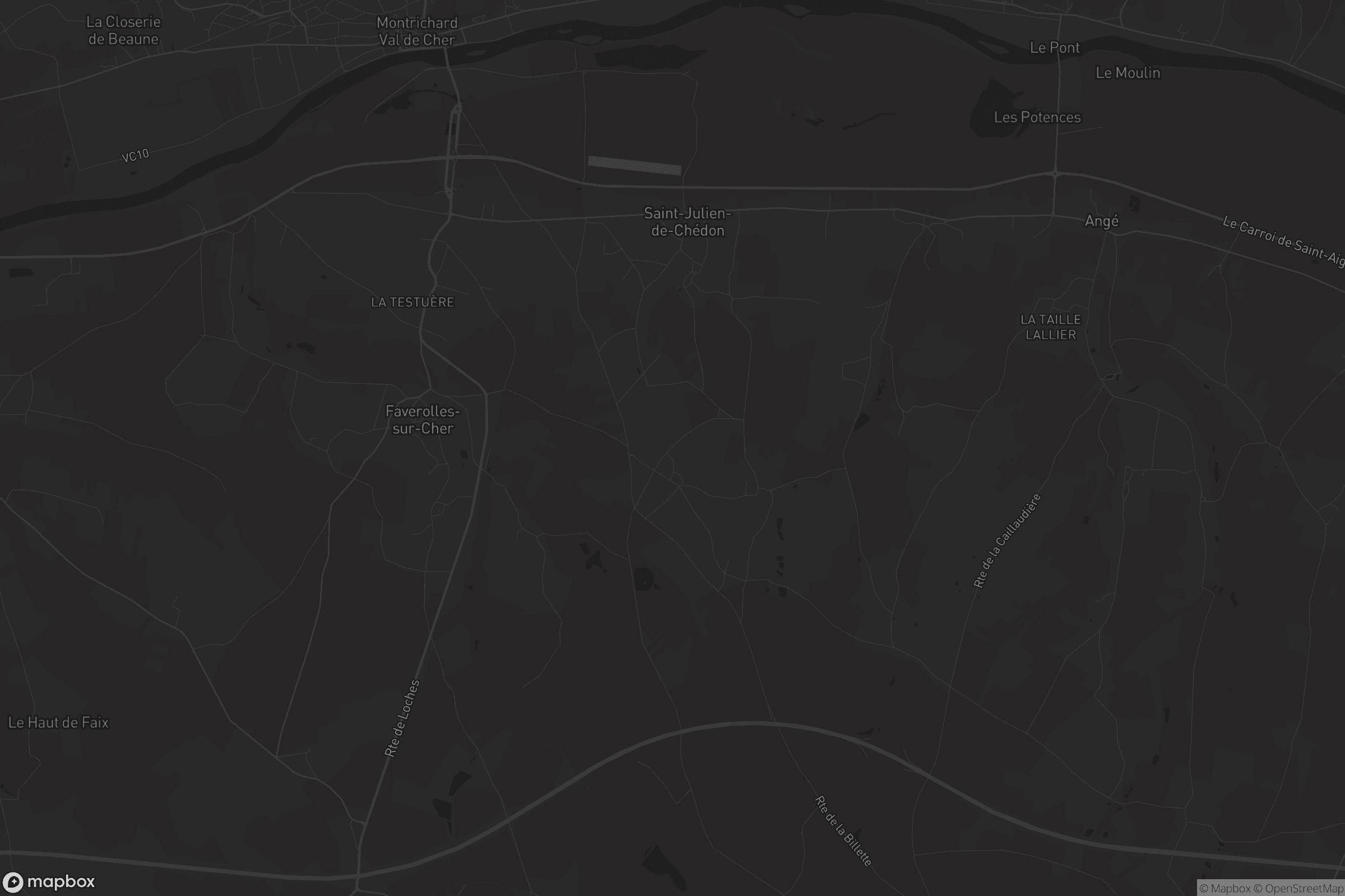 Carte de Saint-Julien-de-Chédon