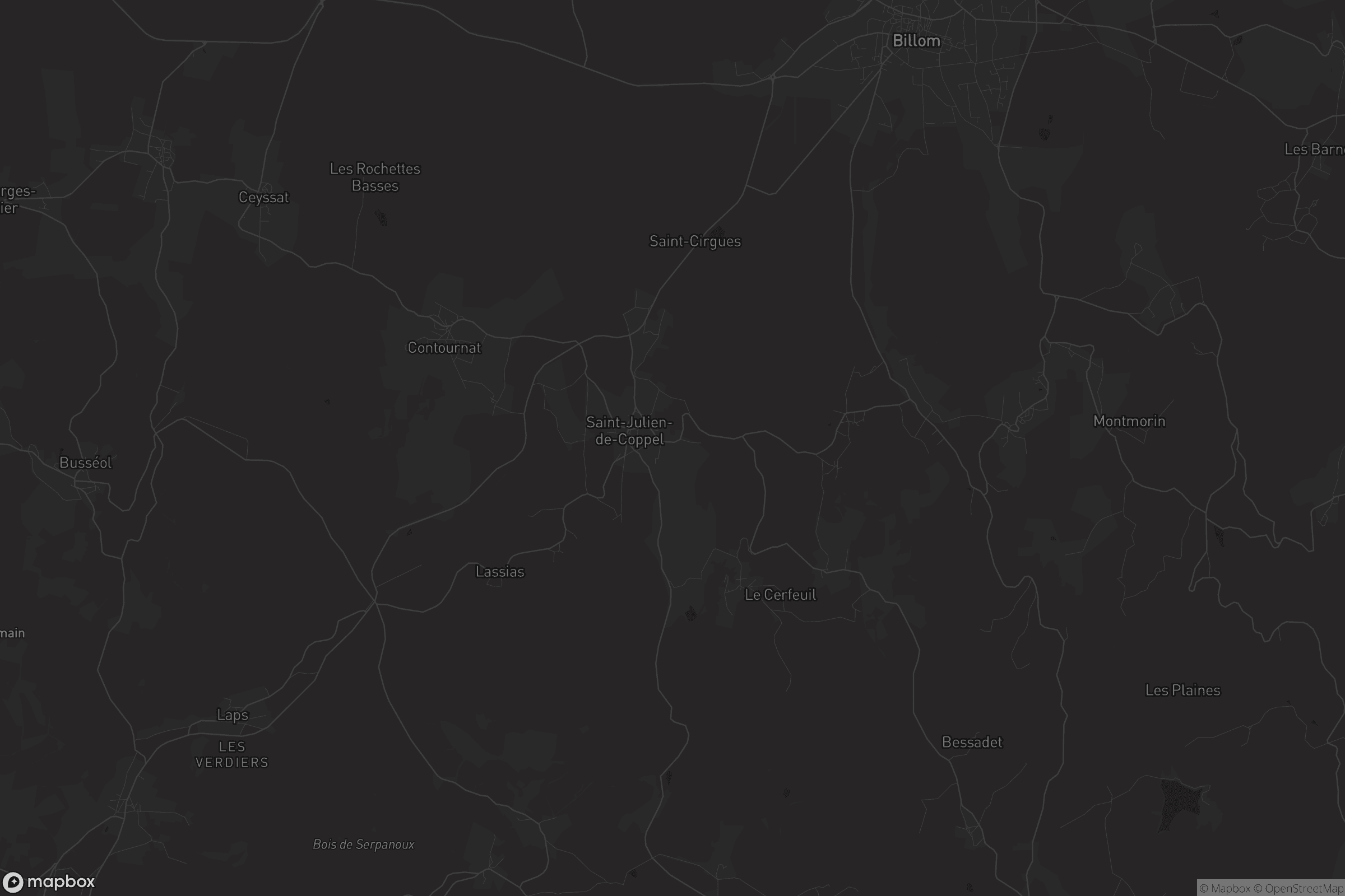 Carte de Saint-Julien-de-Coppel