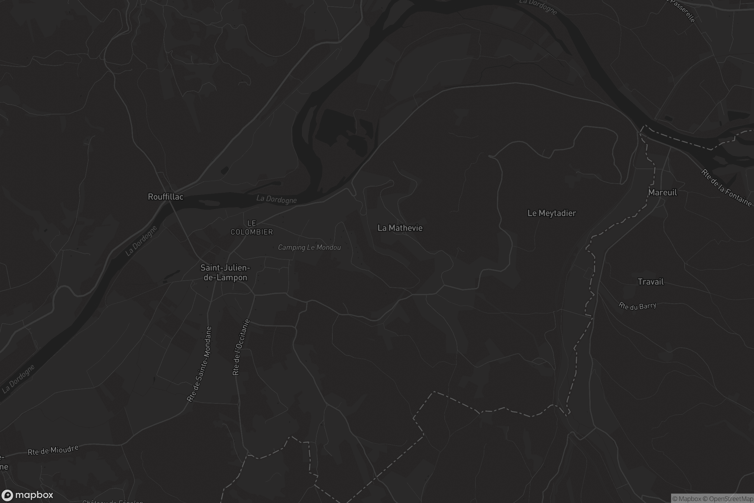 Carte de Saint-Julien-de-Lampon