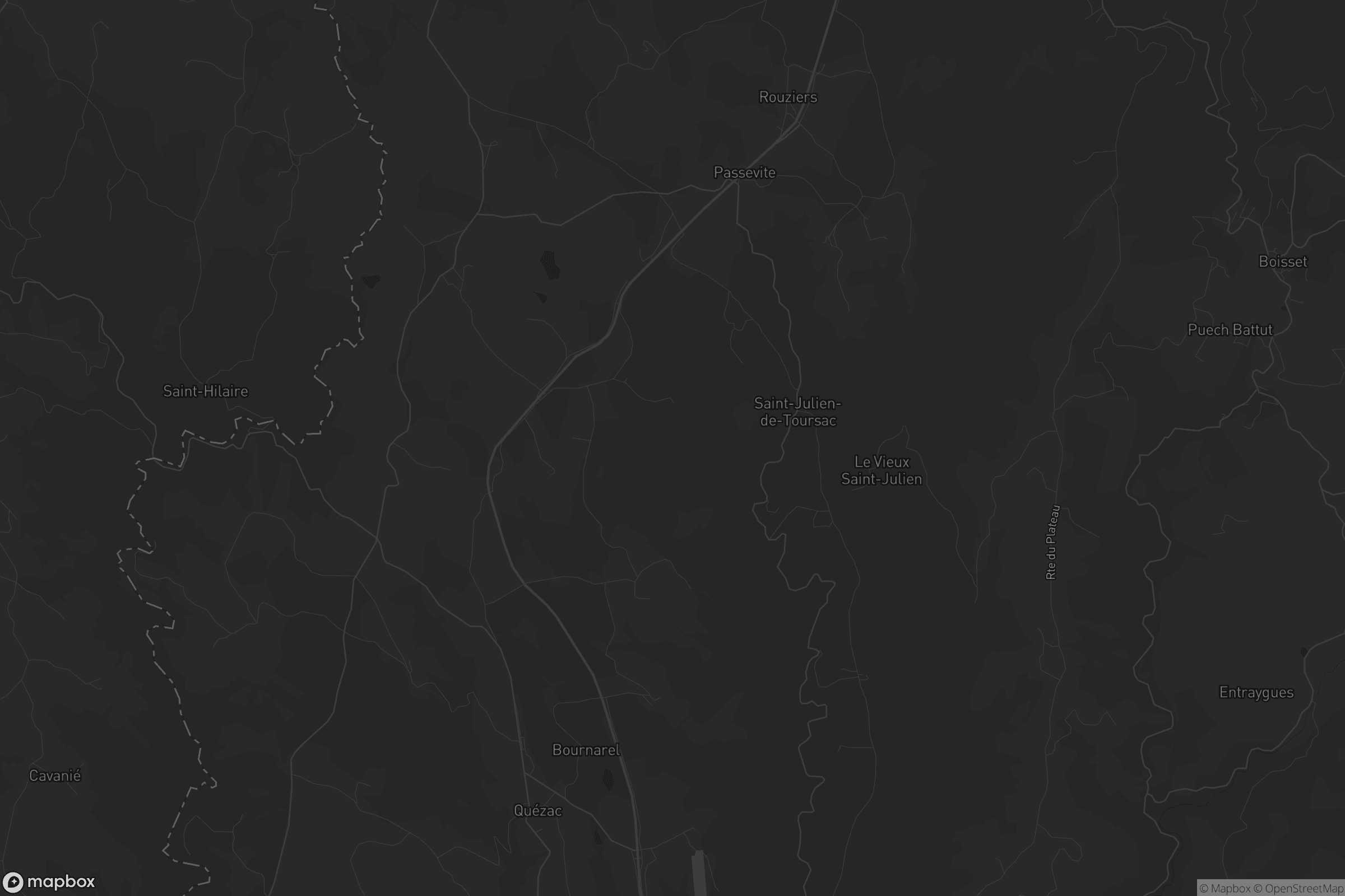 Carte de Saint-Julien-de-Toursac