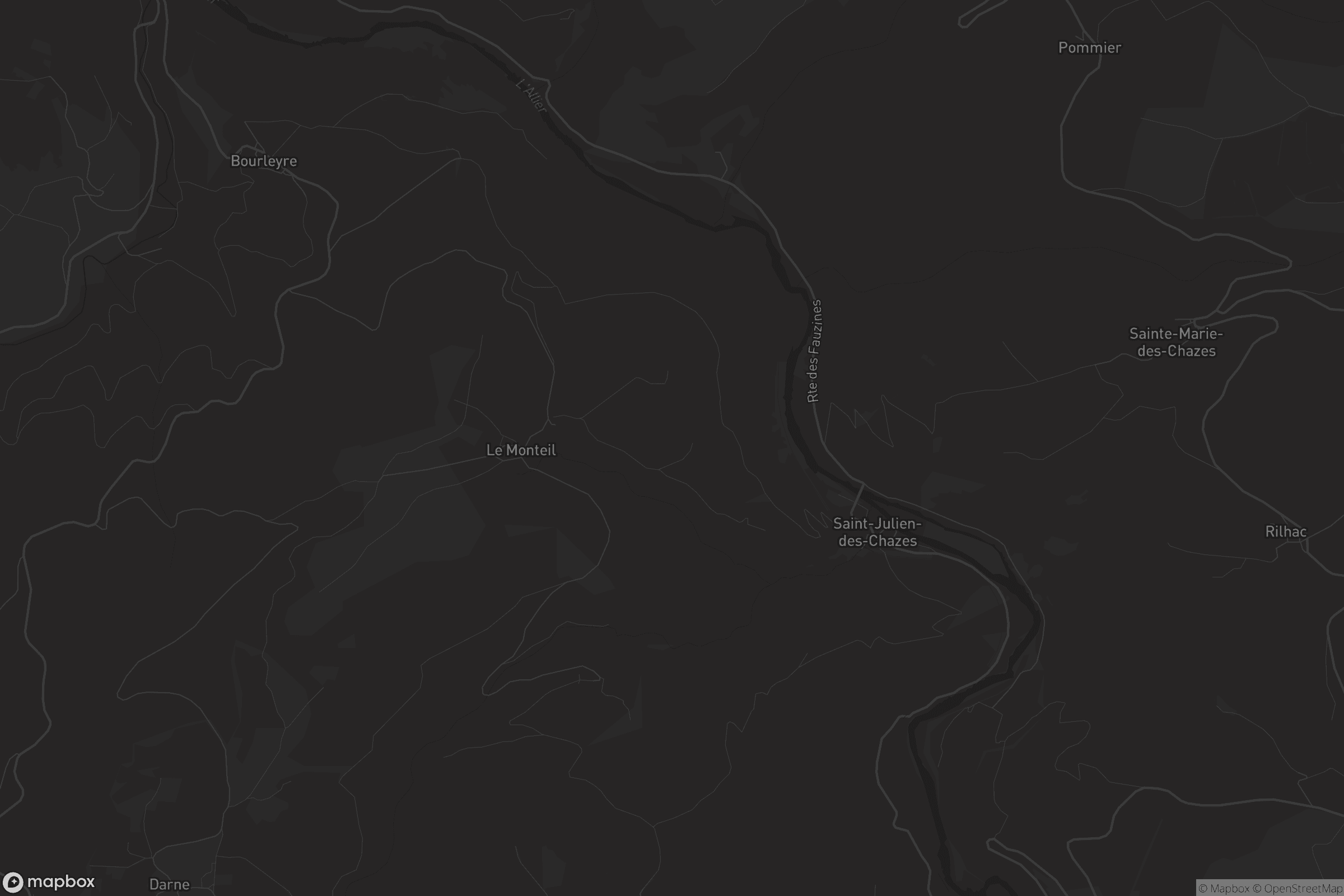 Carte de Saint-Julien-des-Chazes