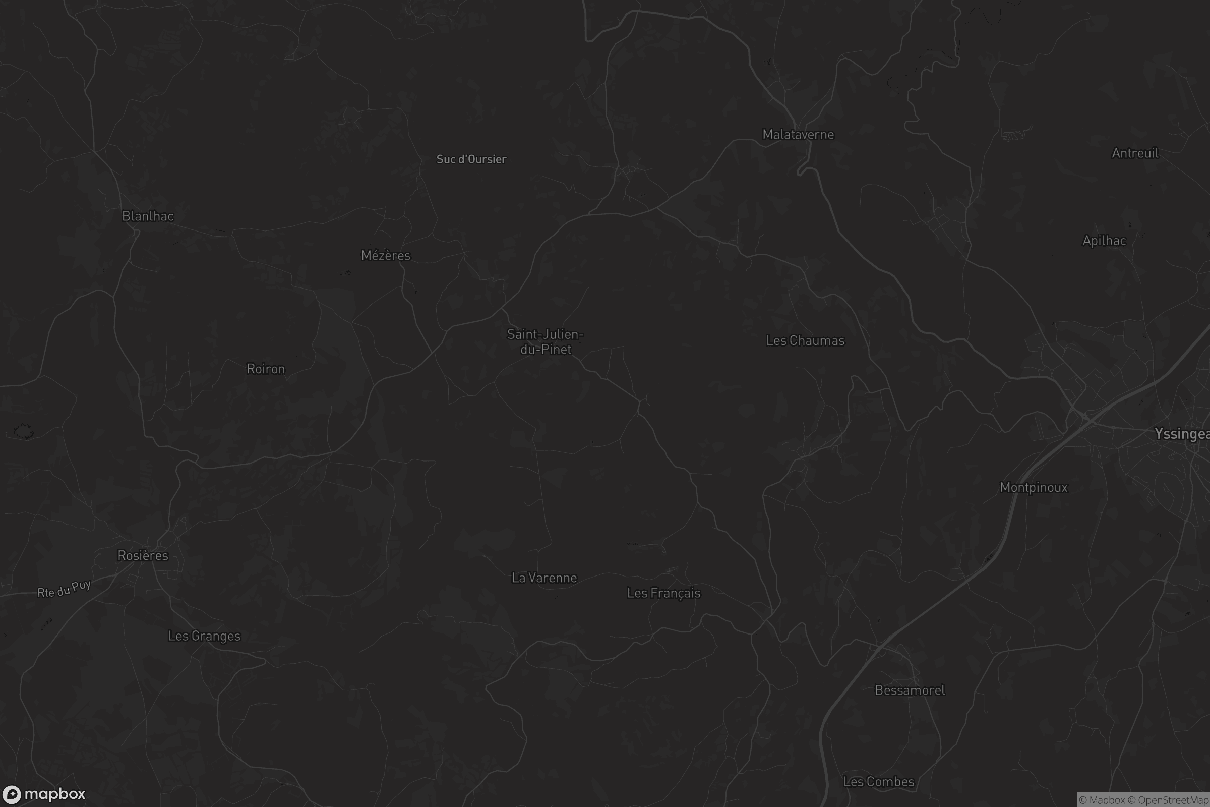 Carte de Saint-Julien-du-Pinet