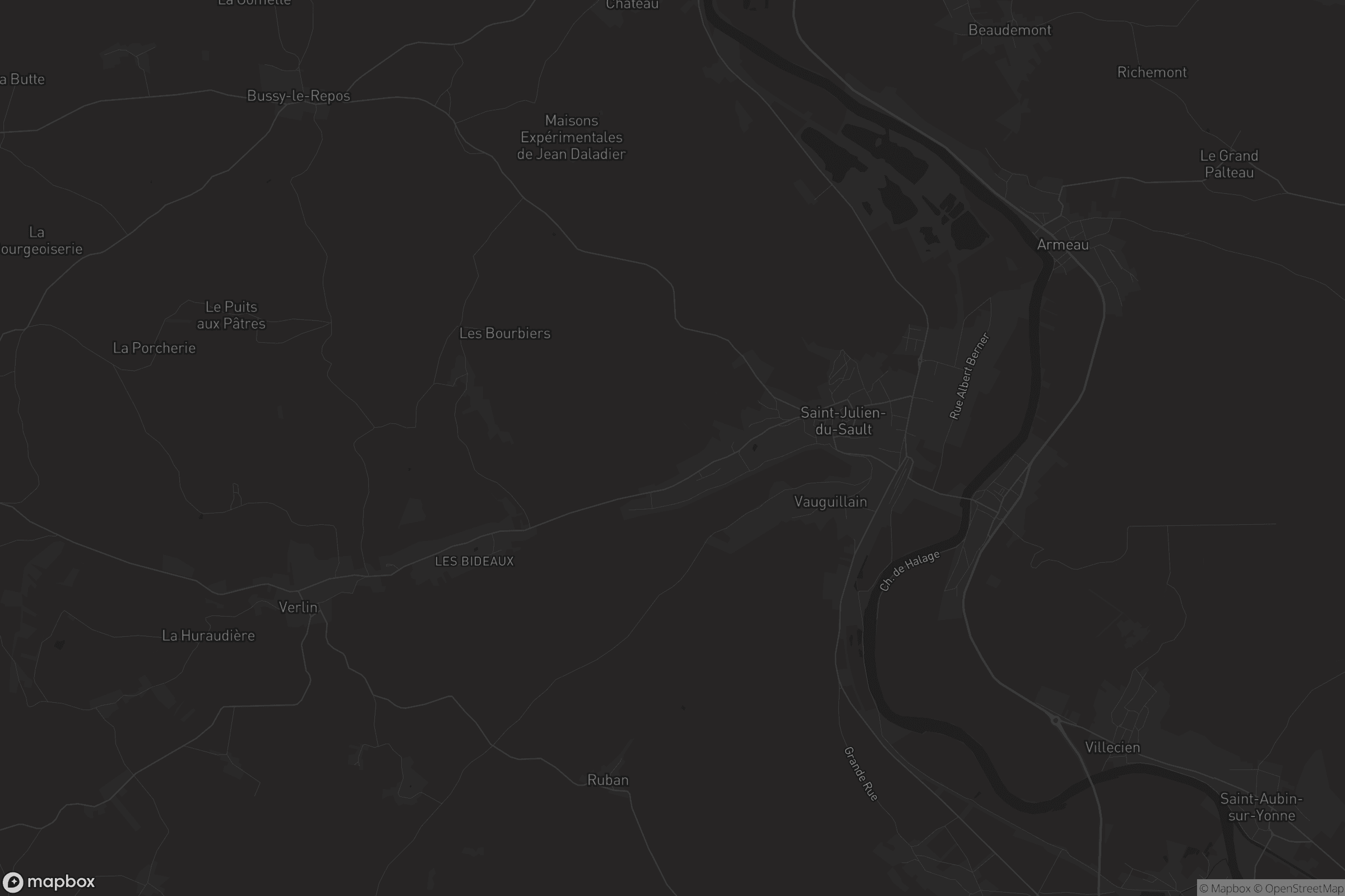 Carte de Saint-Julien-du-Sault