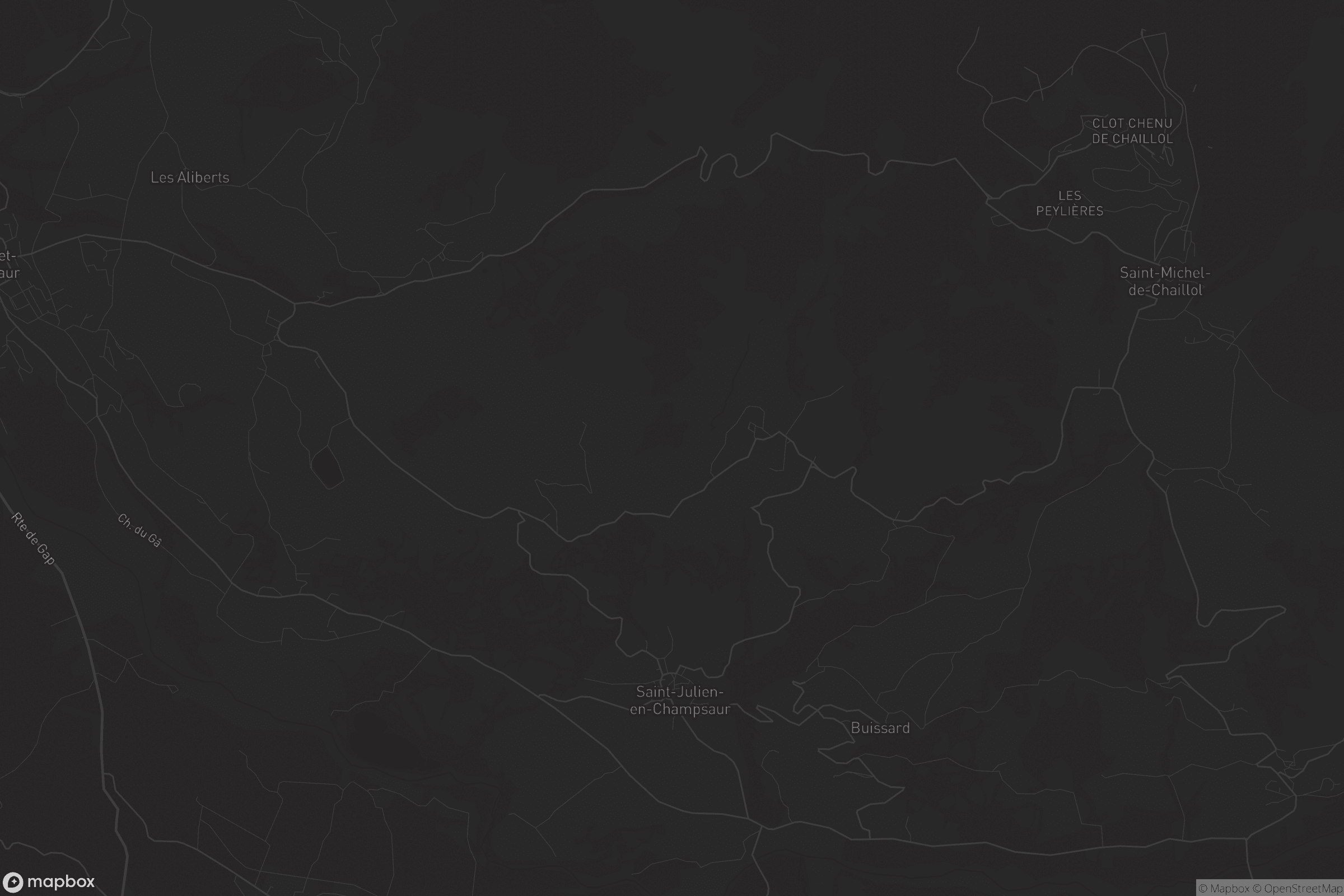 Carte de Saint-Julien-en-Champsaur