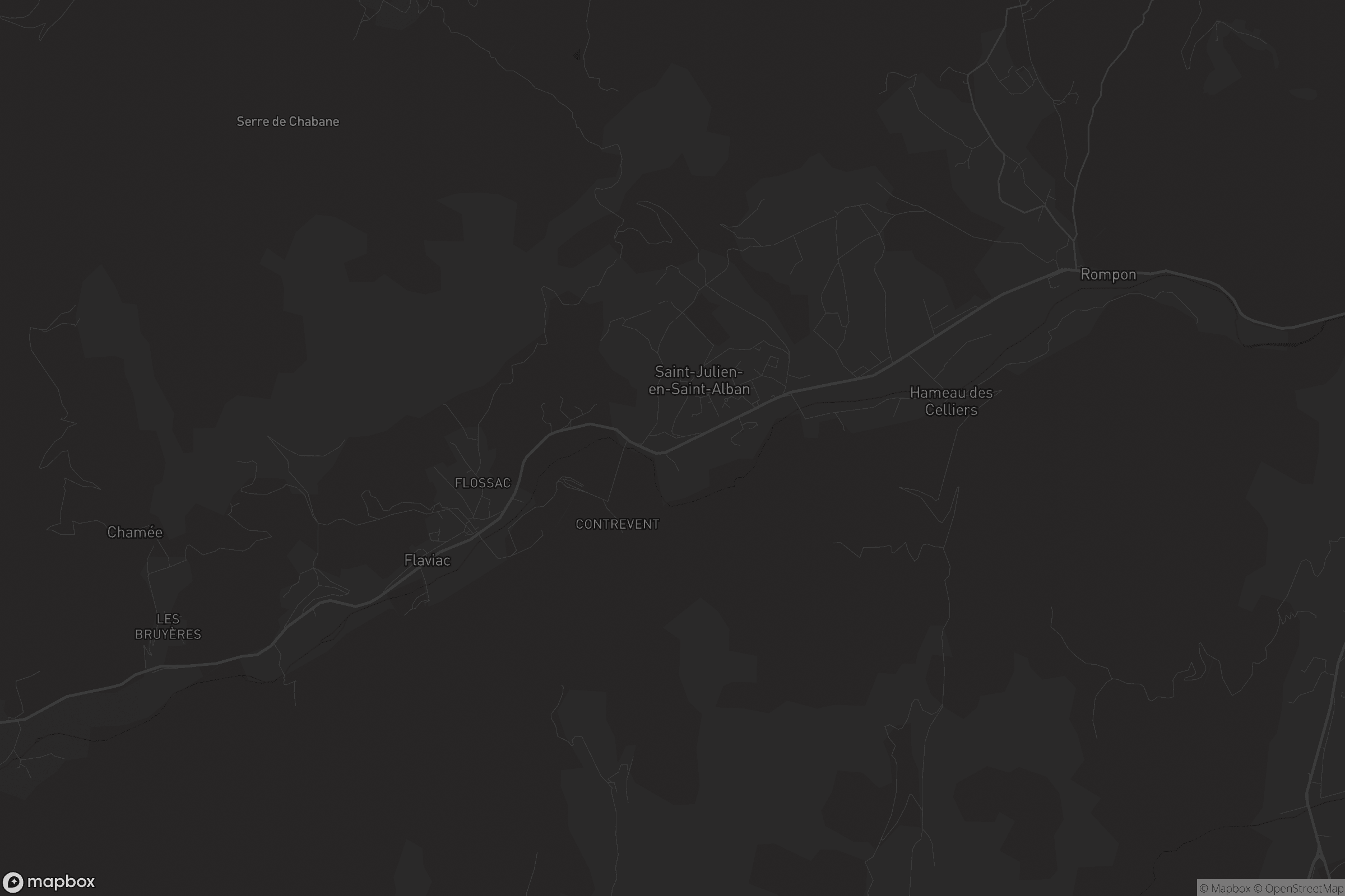 Carte de Saint-Julien-en-Saint-Alban