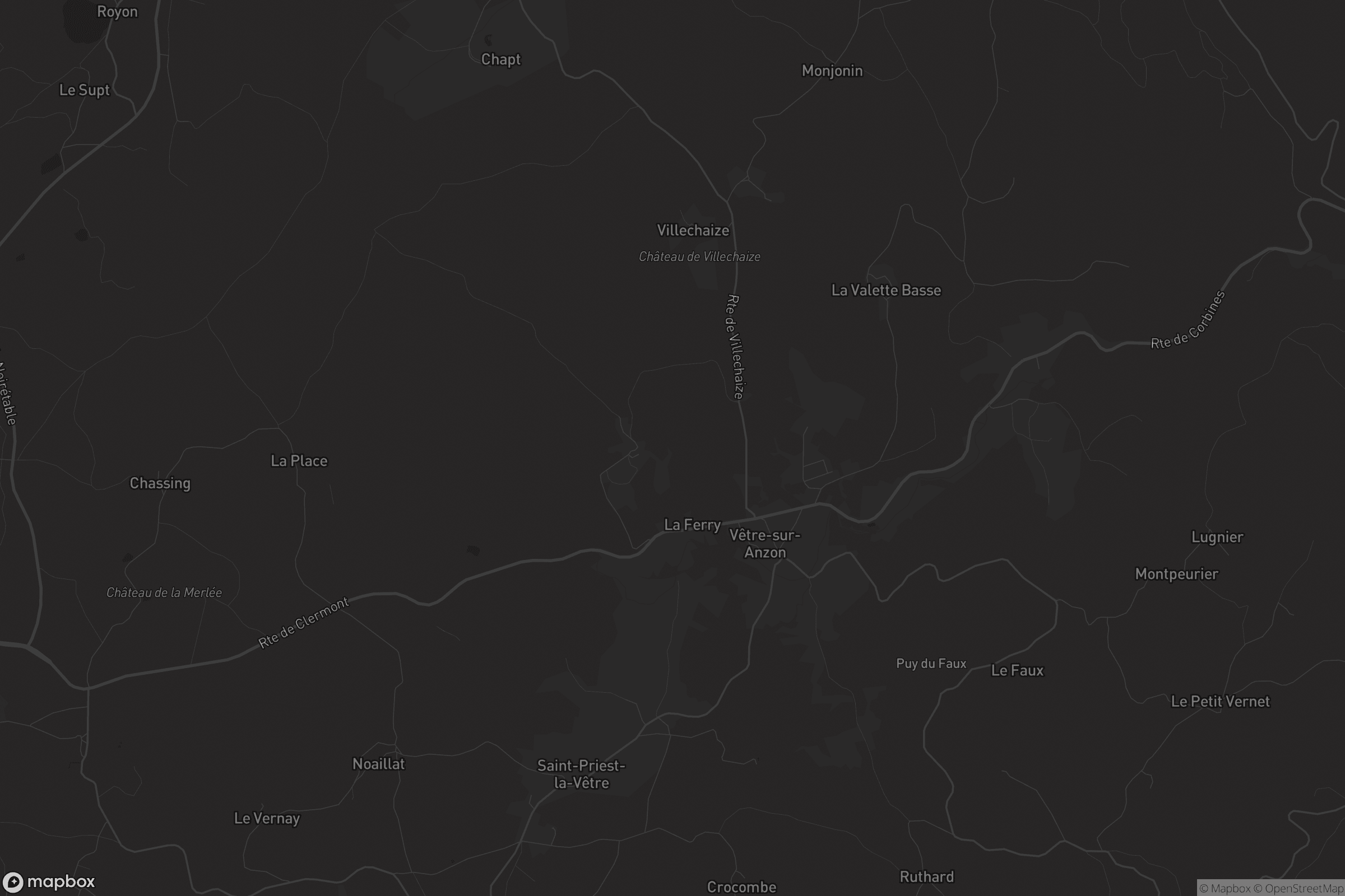 Carte de Saint-Julien-la-Vêtre