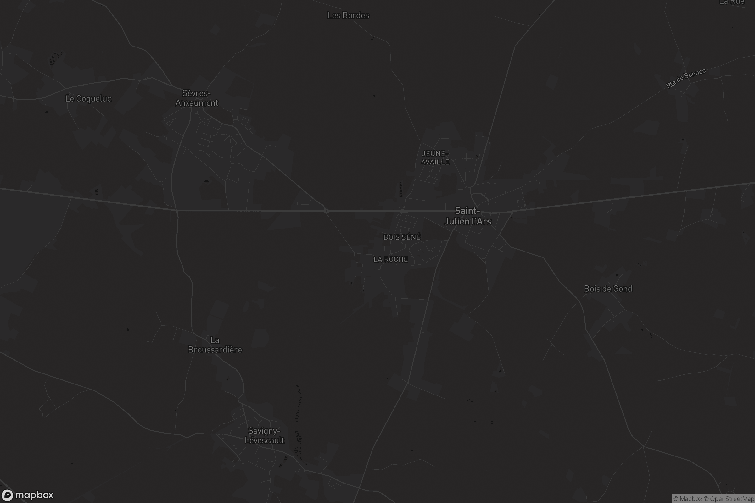 Carte de Saint-Julien-l'Ars