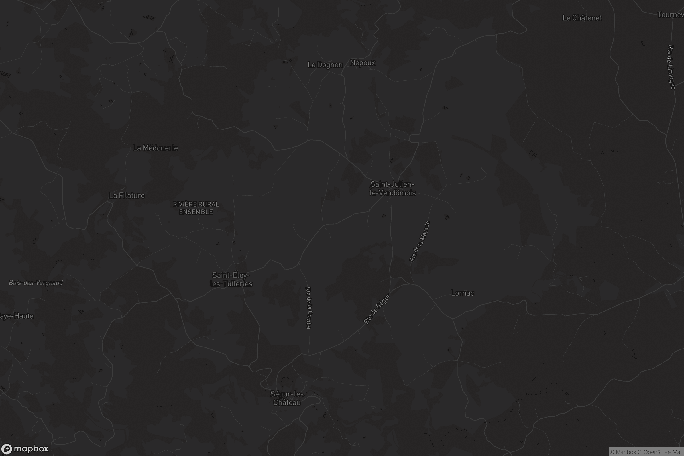 Carte de Saint-Julien-le-Vendômois