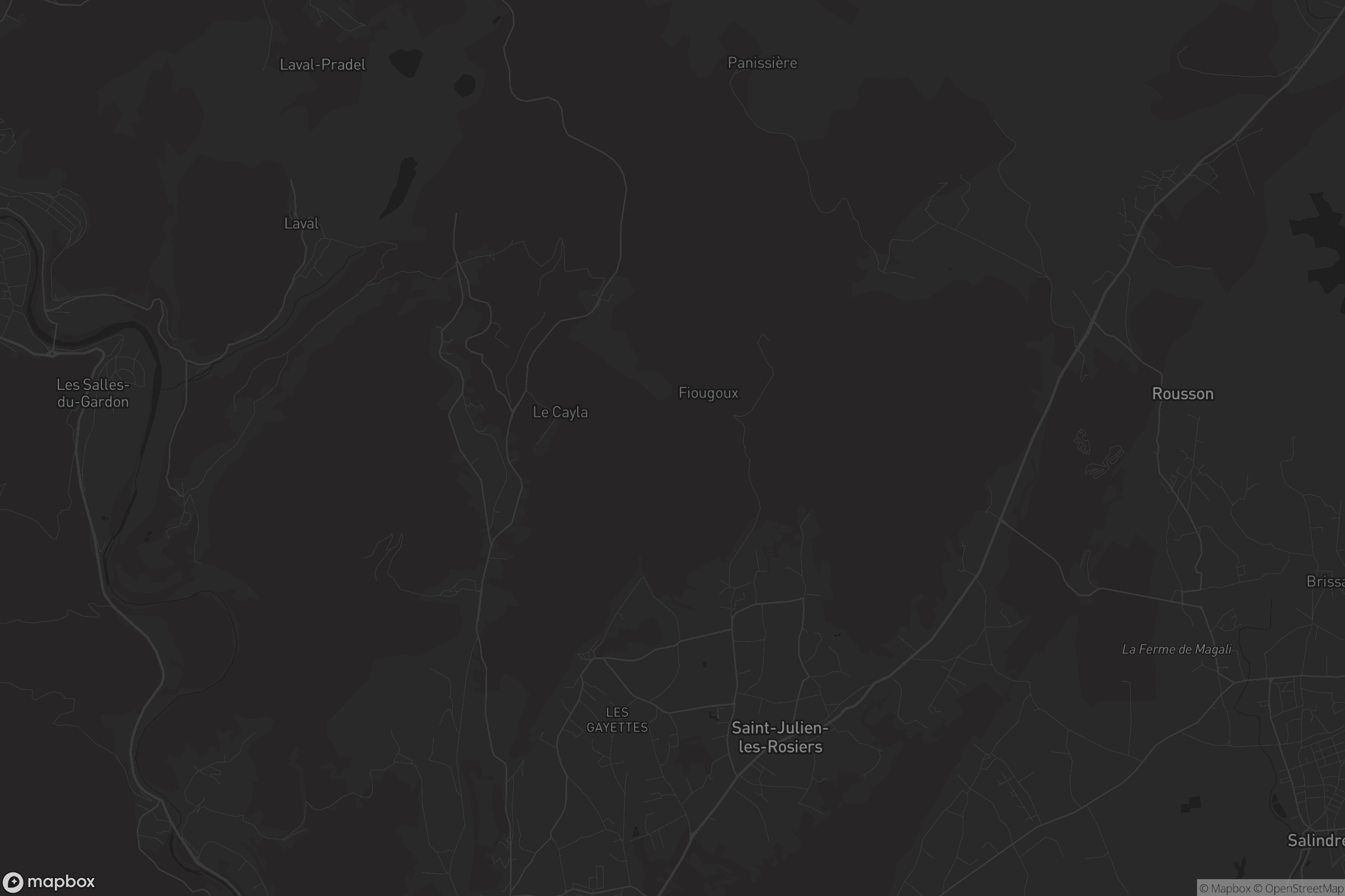 Carte de Saint-Julien-les-Rosiers