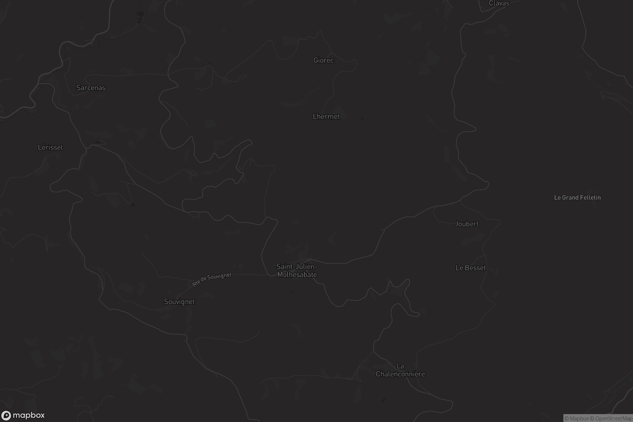 Carte de Saint-Julien-Molhesabate