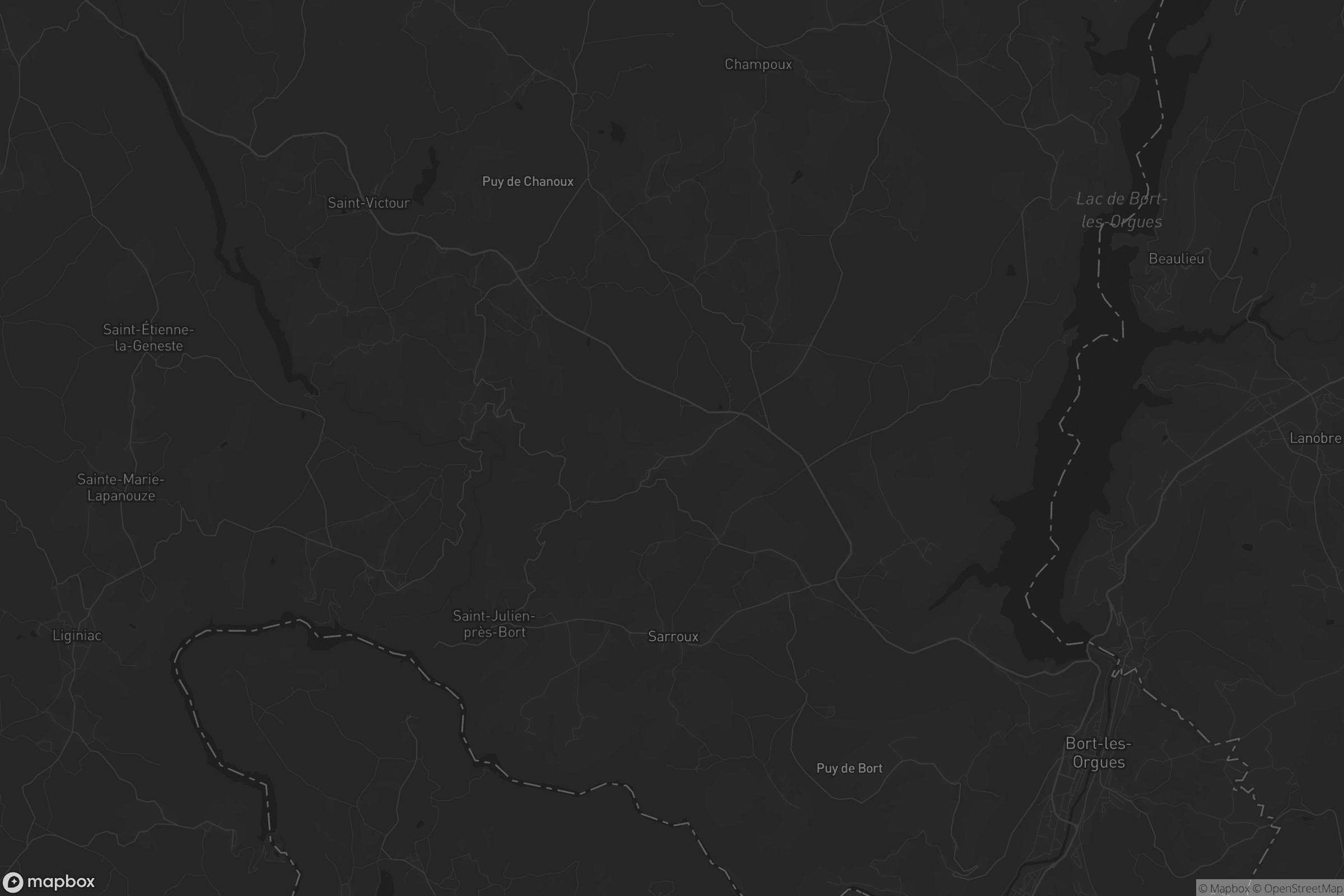 Carte de Saint-Julien-près-Bort