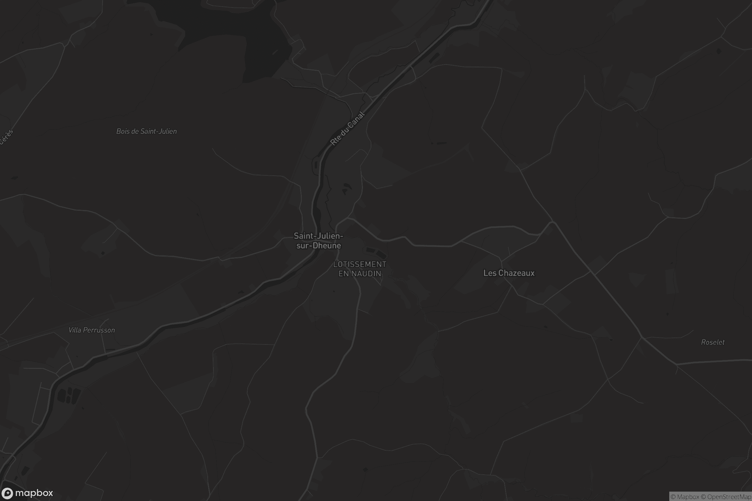 Carte de Saint-Julien-sur-Dheune