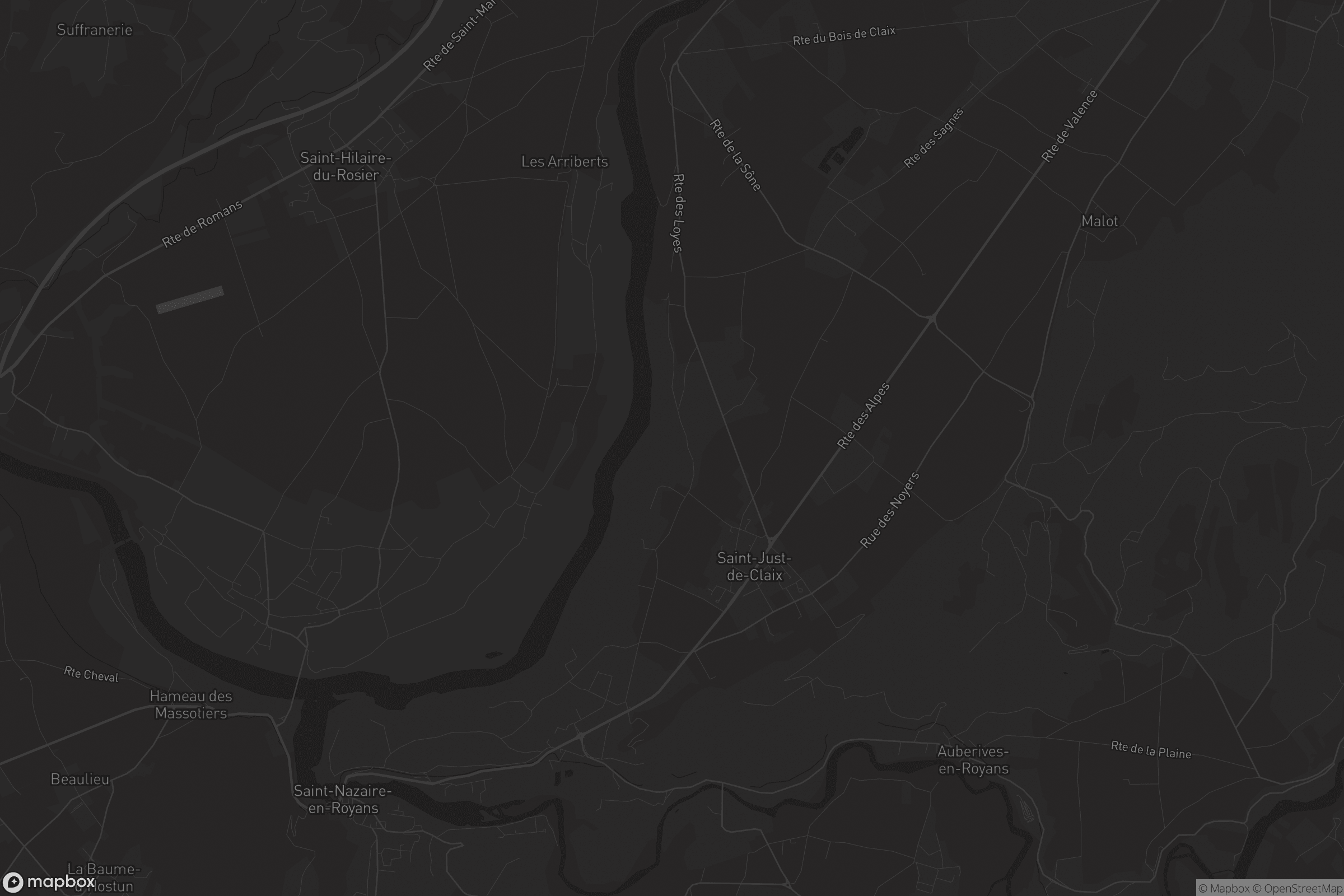 Carte de Saint-Just-de-Claix