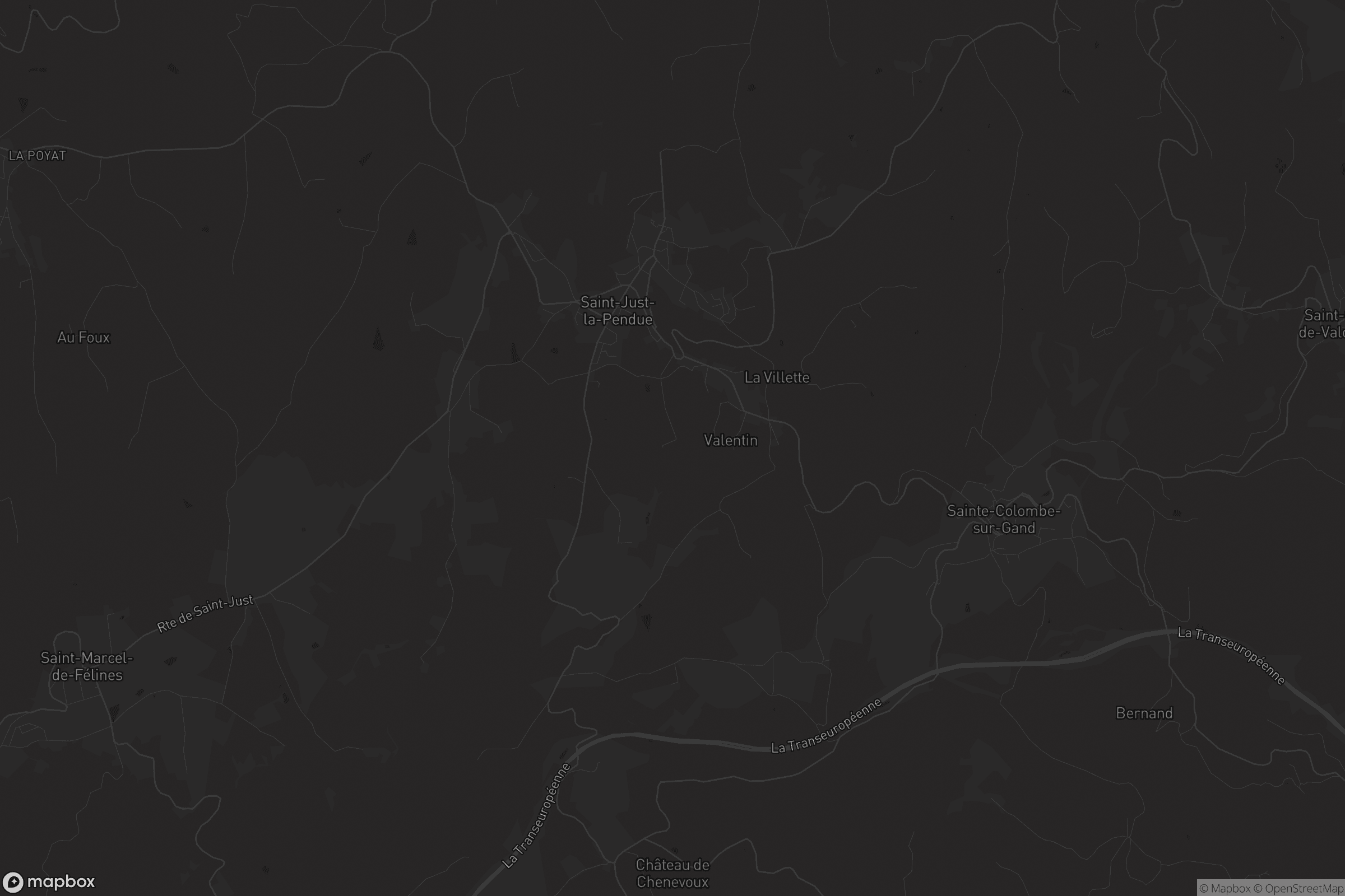 Carte de Saint-Just-la-Pendue