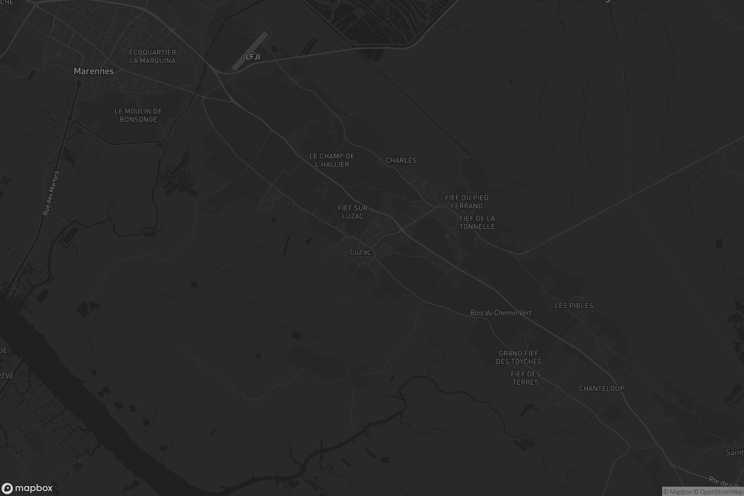 Carte de Saint-Just-Luzac