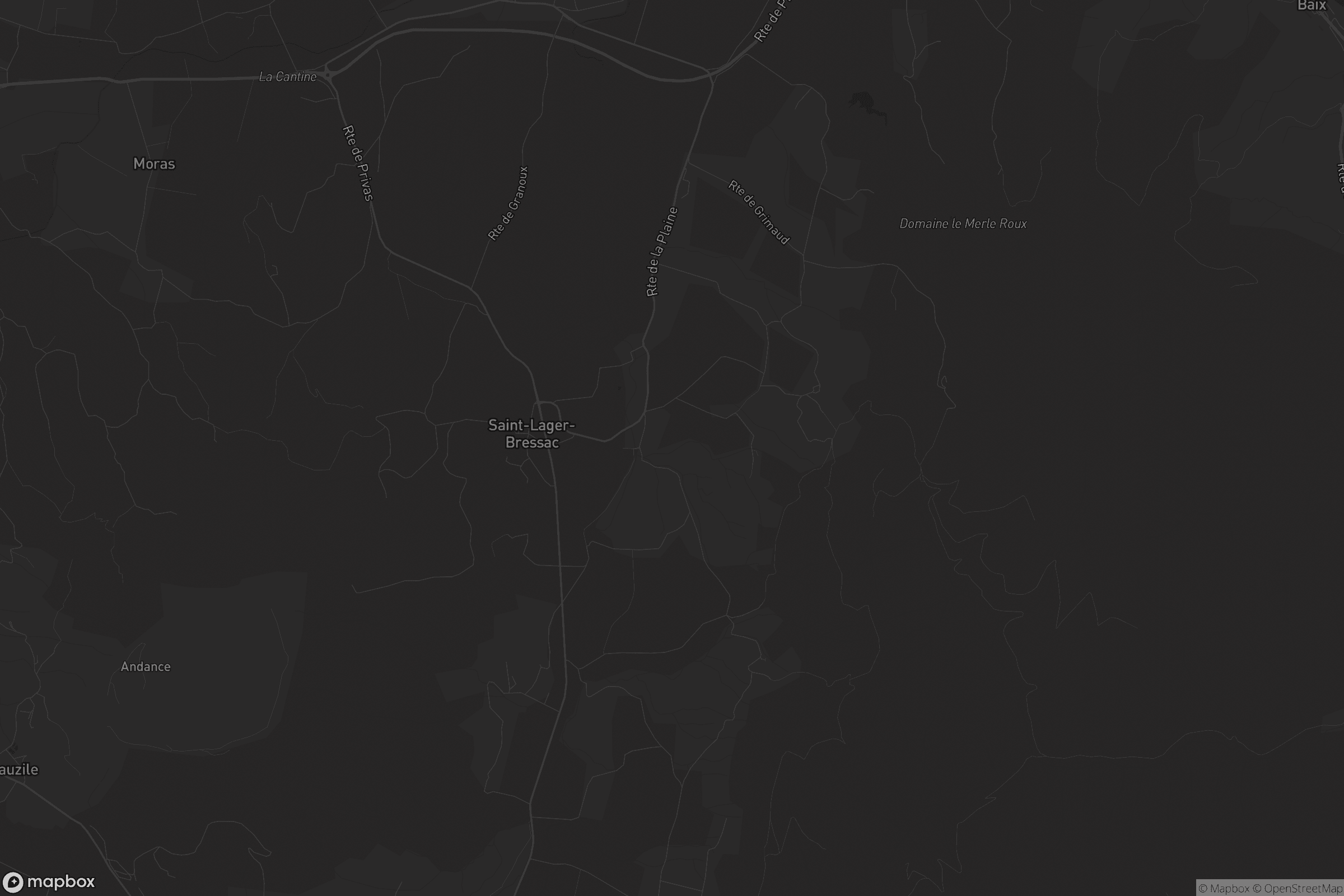 Carte de Saint-Lager-Bressac