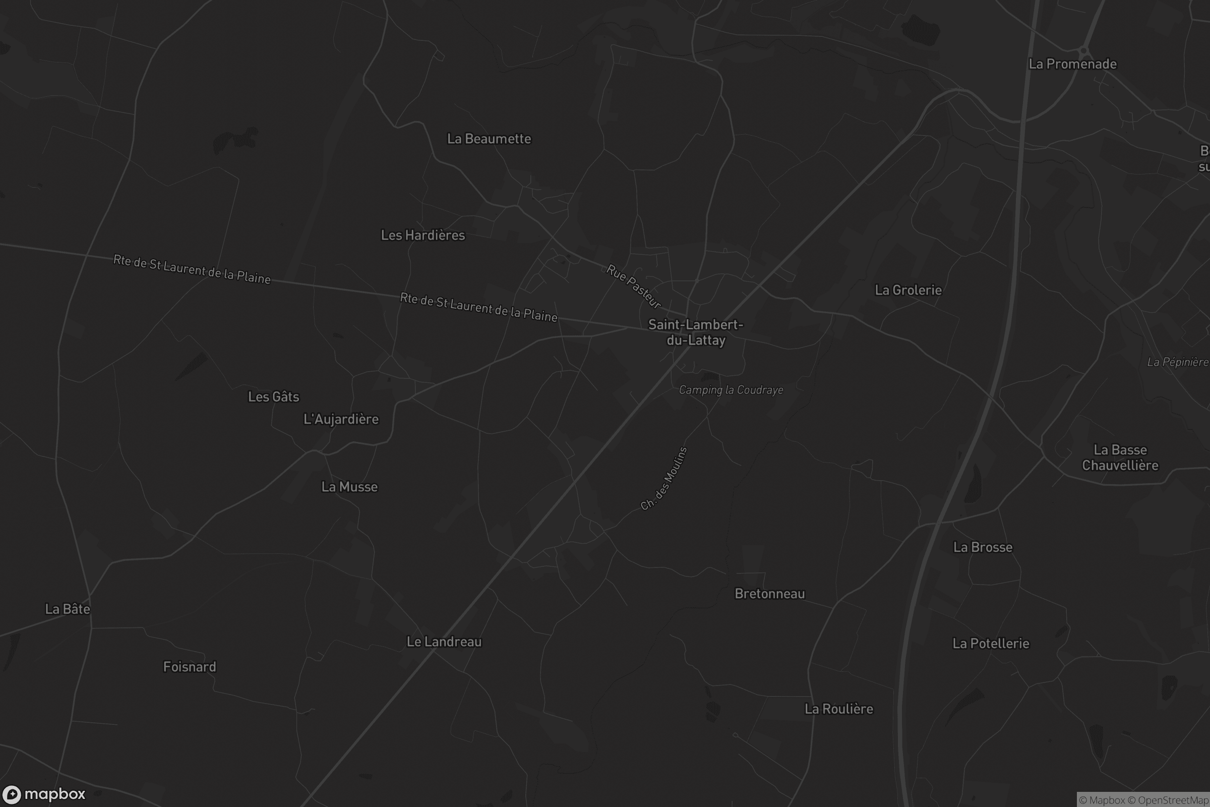 Carte de Saint-Lambert-du-Lattay