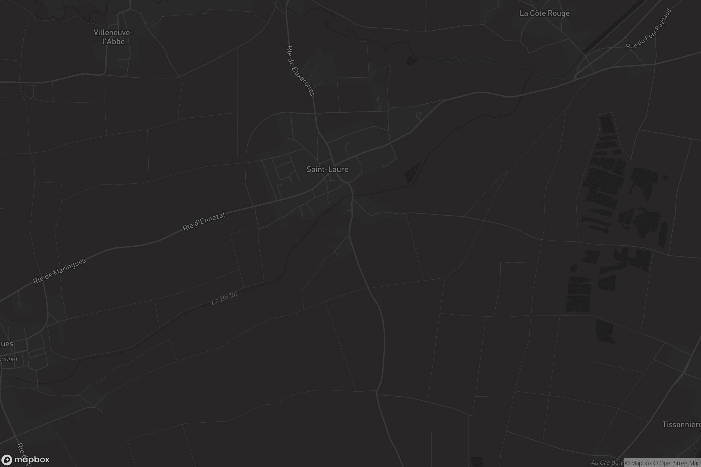 Carte de Saint-Laure