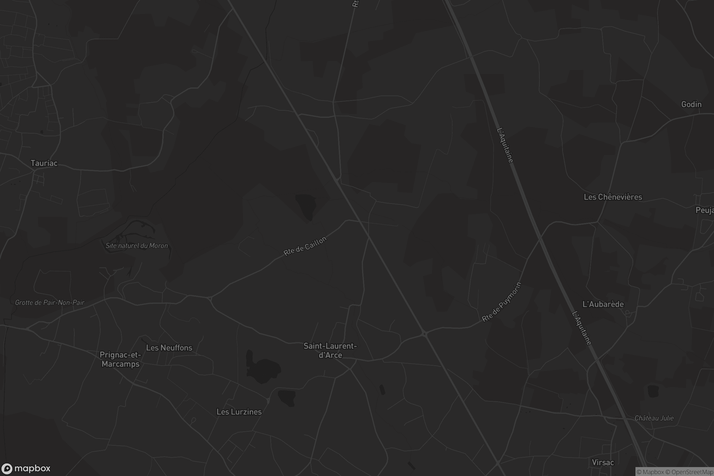 Carte de Saint-Laurent-d'Arce