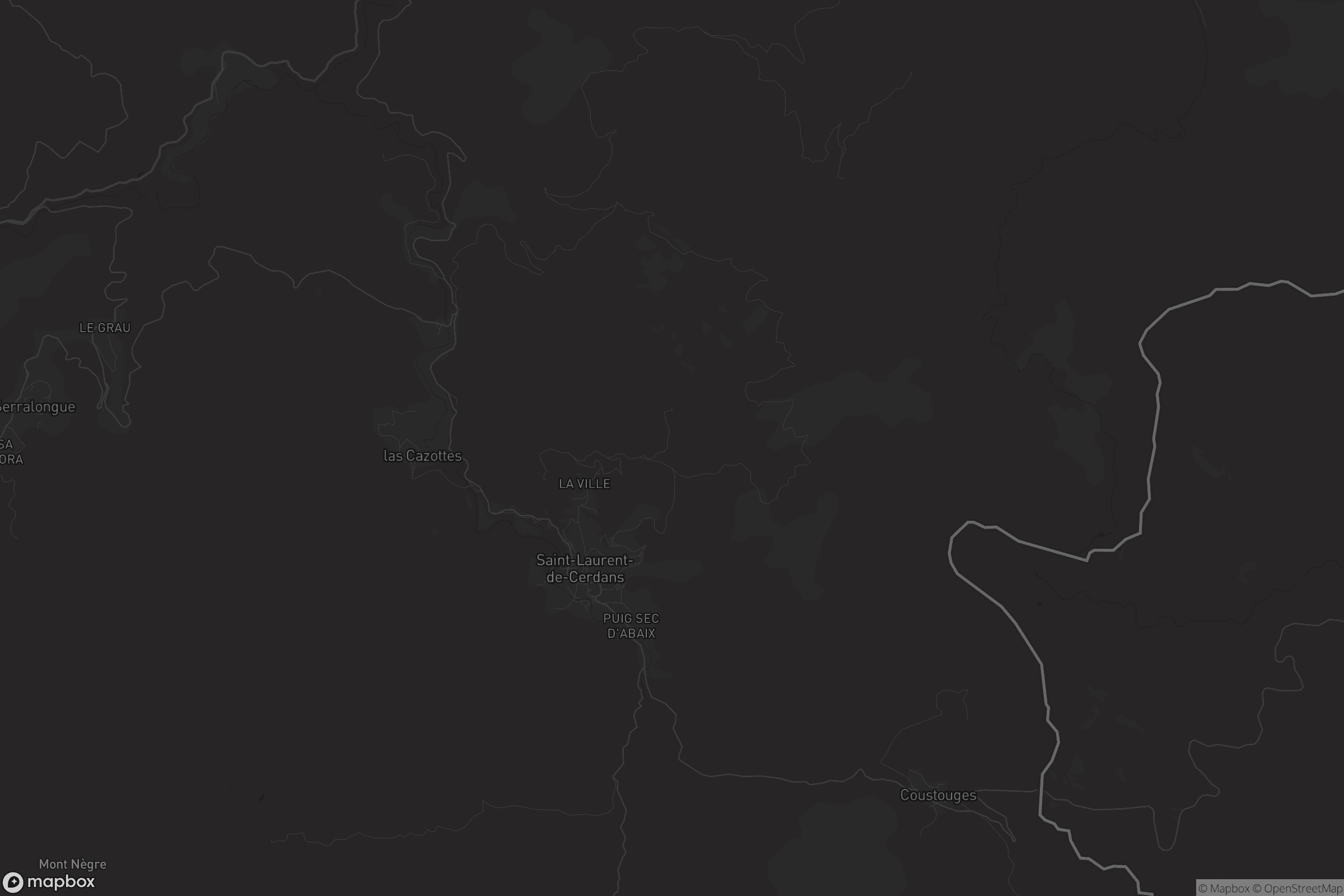 Carte de Saint-Laurent-de-Cerdans