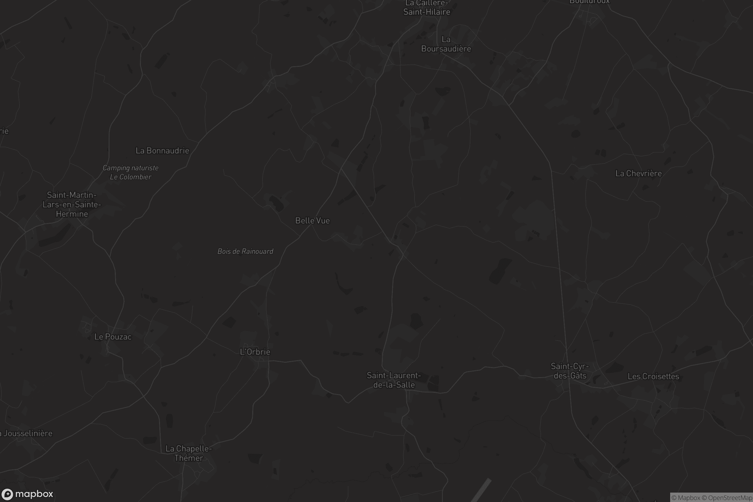 Carte de Saint-Laurent-de-la-Salle