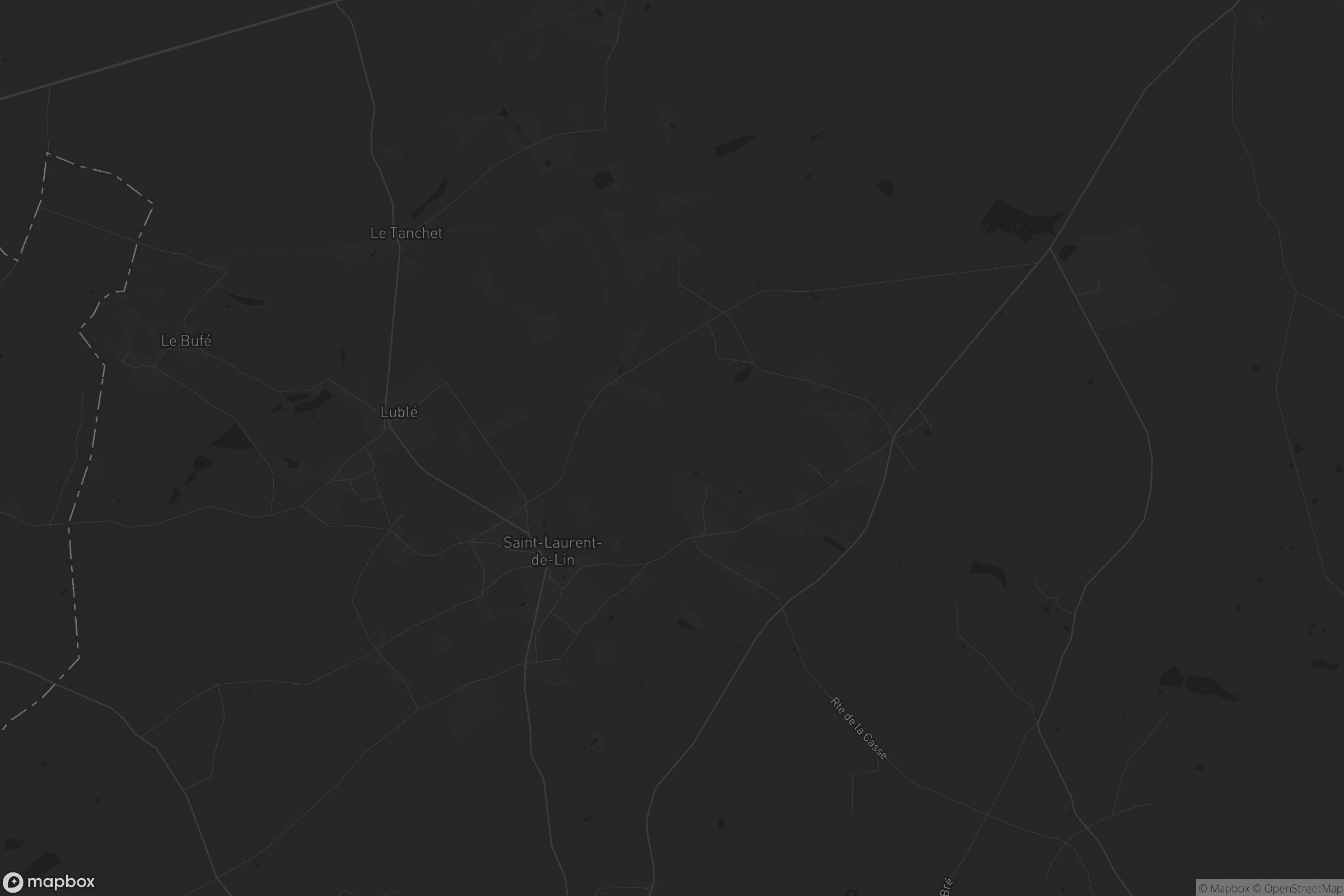 Carte de Saint-Laurent-de-Lin