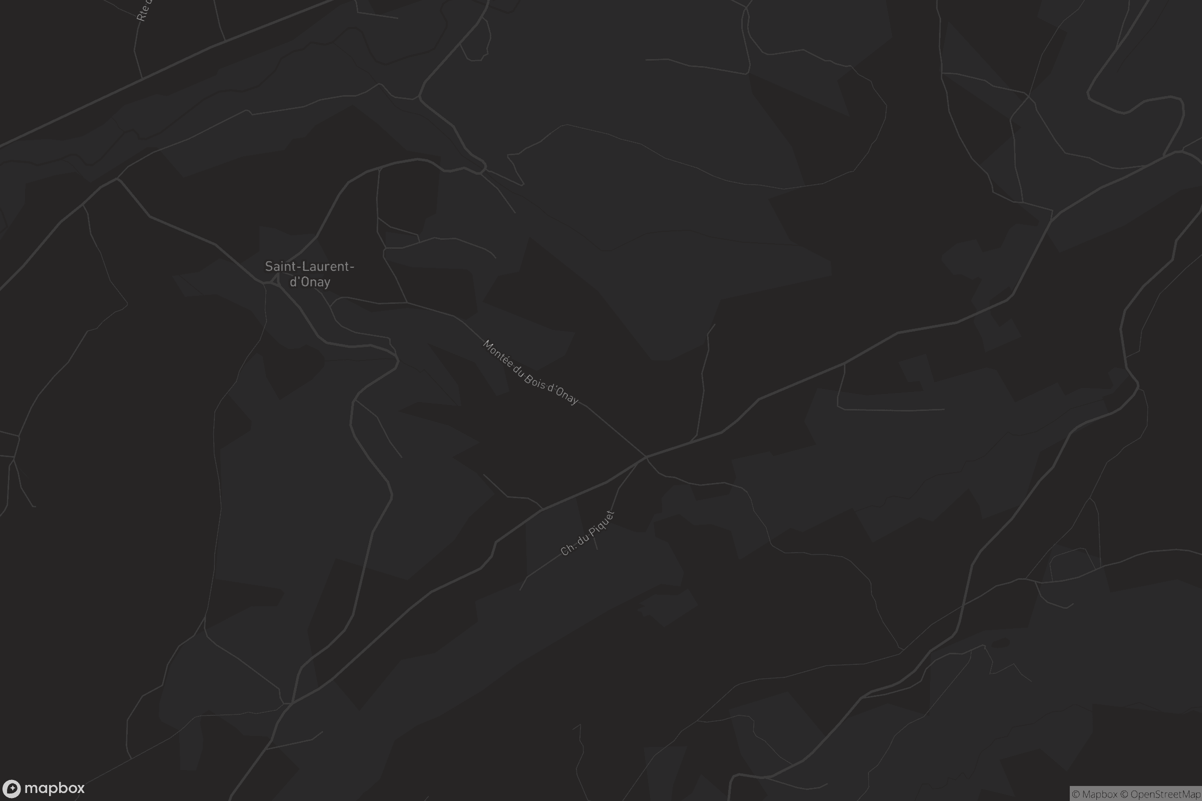 Carte de Saint-Laurent-d'Onay