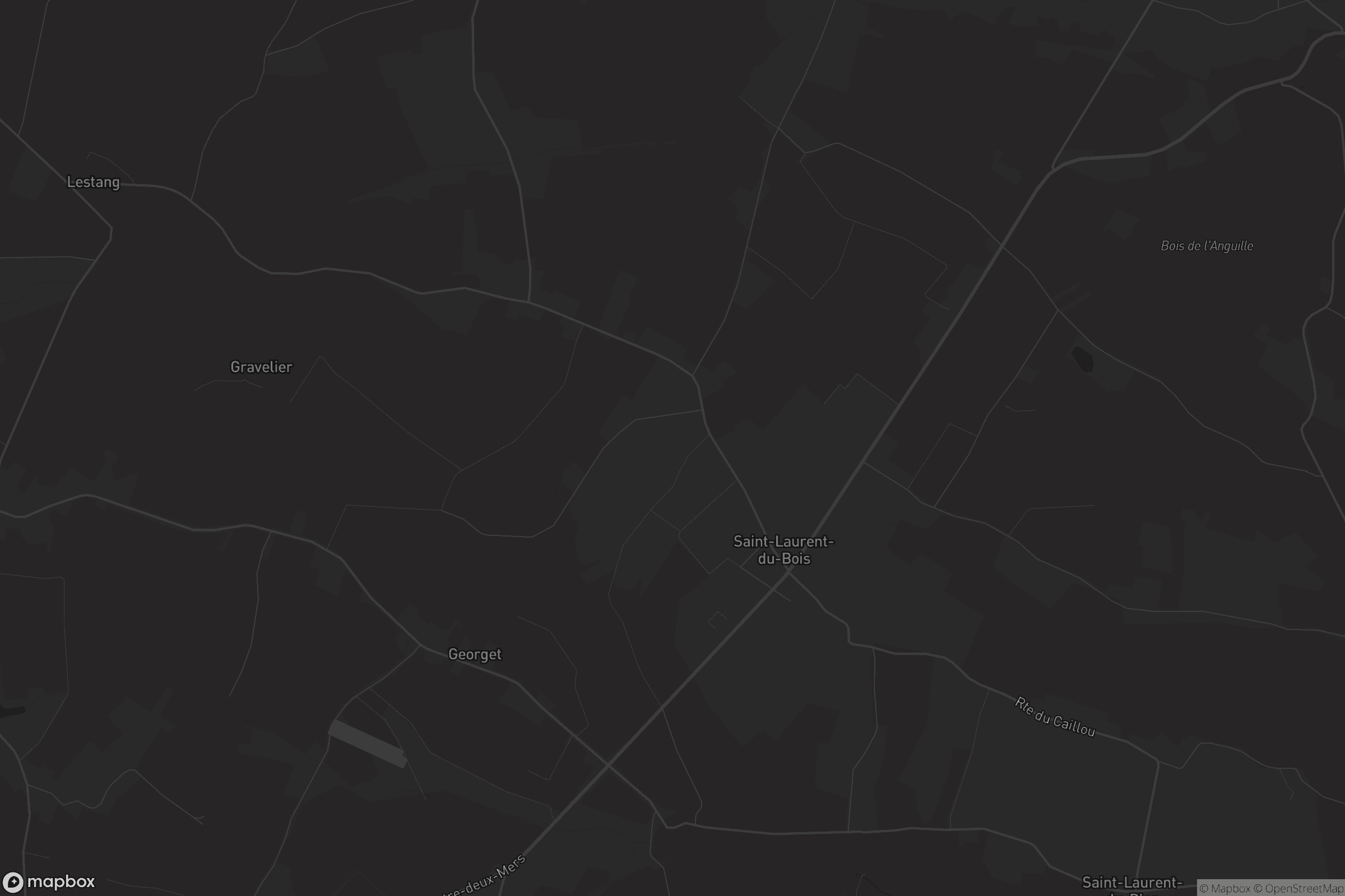 Carte de Saint-Laurent-du-Bois